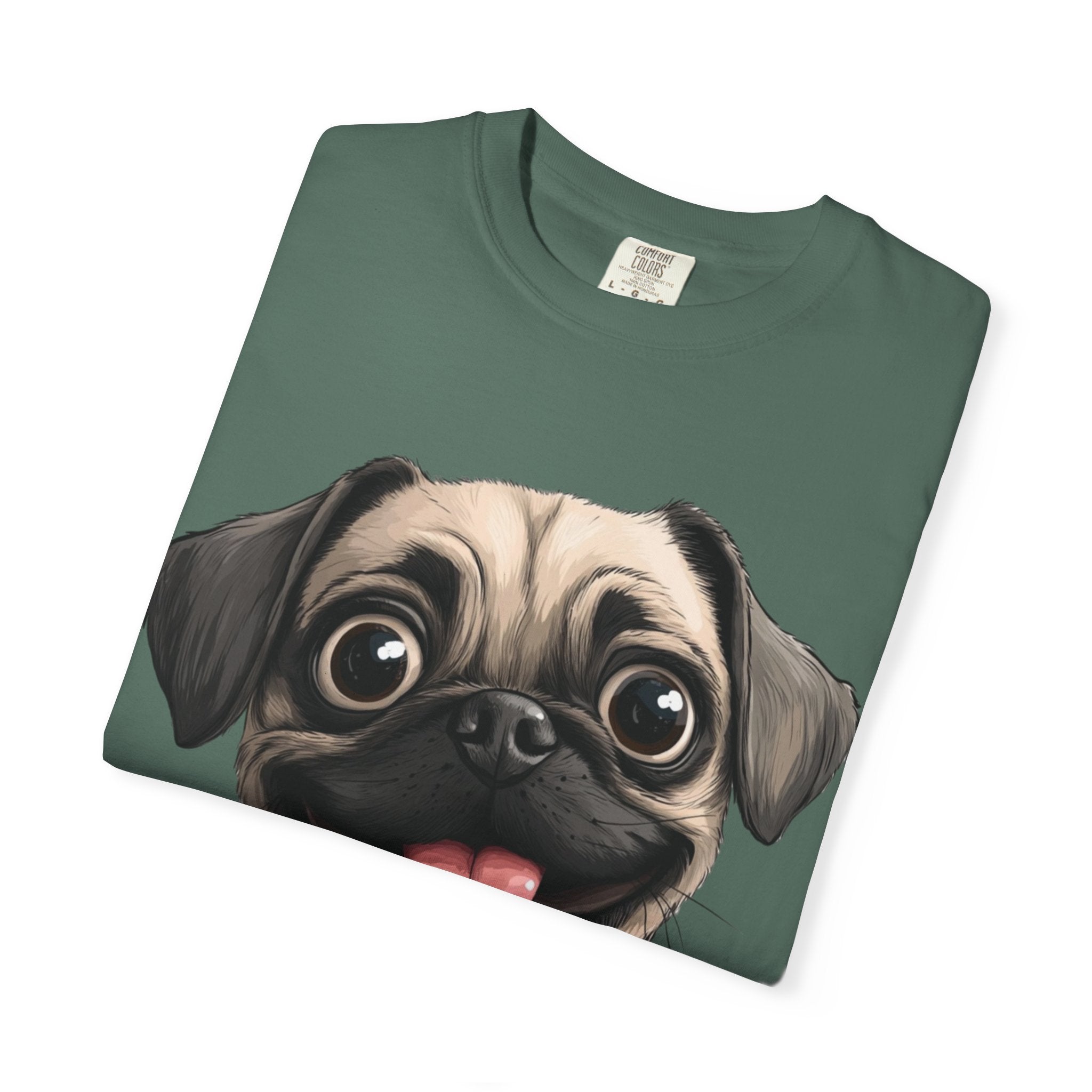 Happy Pup Portrait Tee – Unisex Dog Lover Graphic T-Shirt