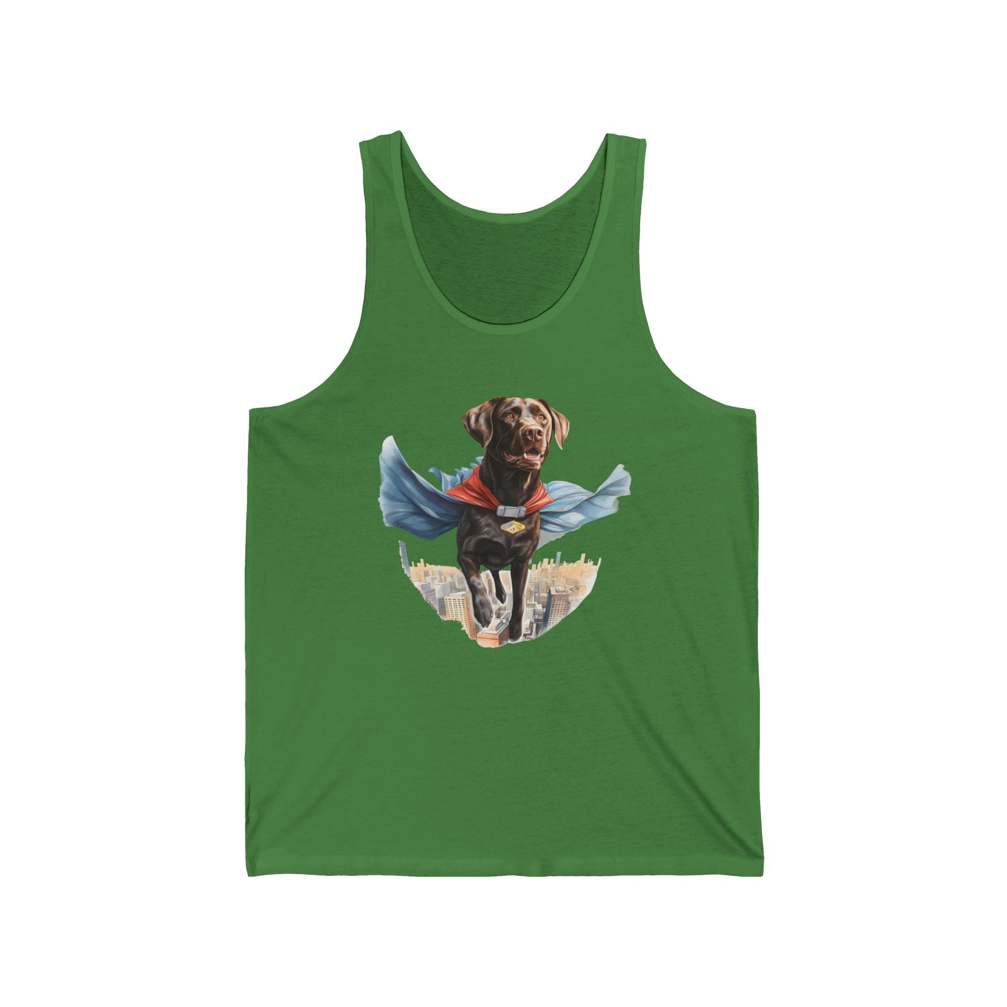 13 Tank - Superhero Chocolate Labrador | Flying Lab Dog Tank Top