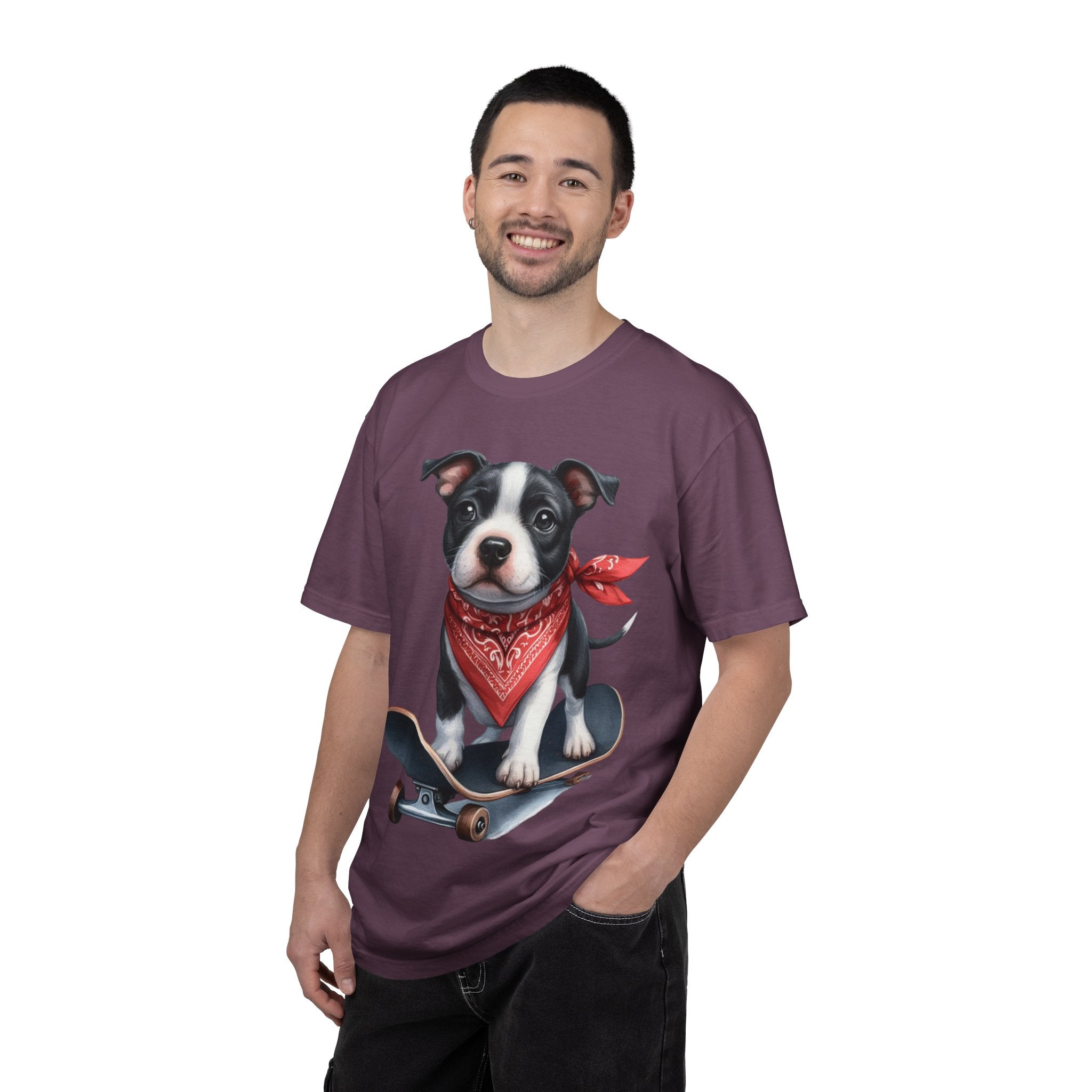 33 Tee - Skater Pup Graphic Tee – Unisex Dog Lover T-Shirt