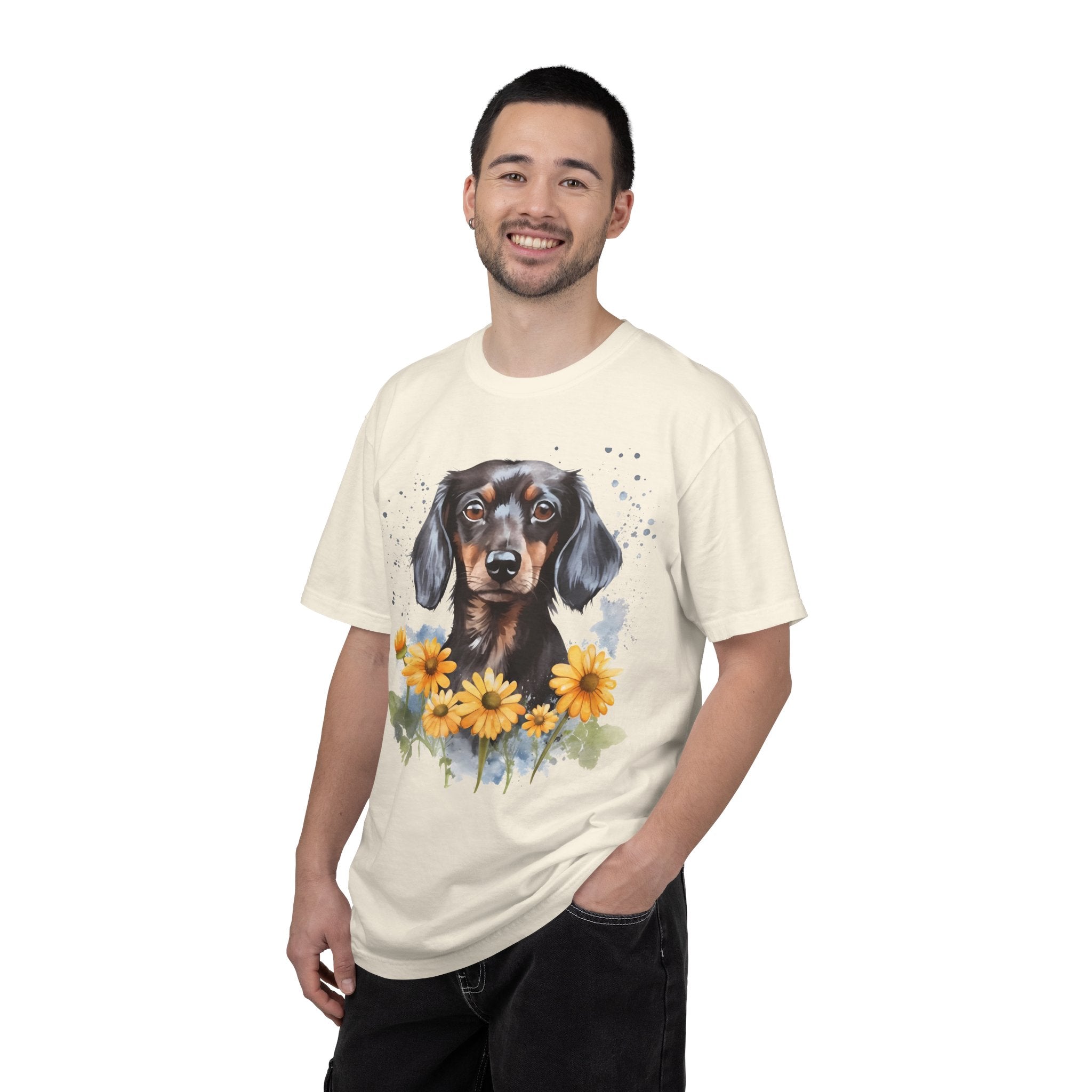 Petals & Paws Tee – Unisex Dog Lover Graphic T-Shirt
