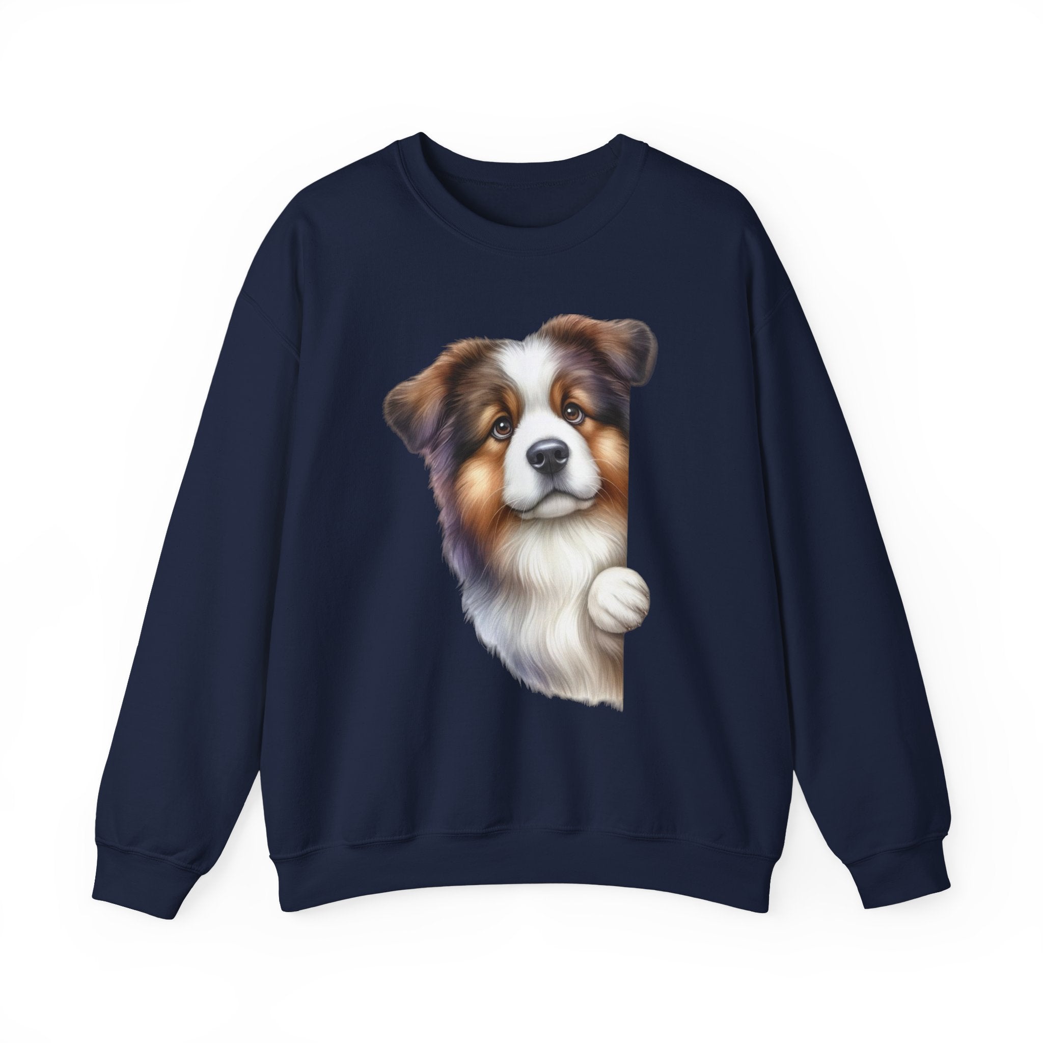 29 Sweatshirt - Australian Shepherd Peekaboo Sweatshirt – Cute Aussie Dog Design