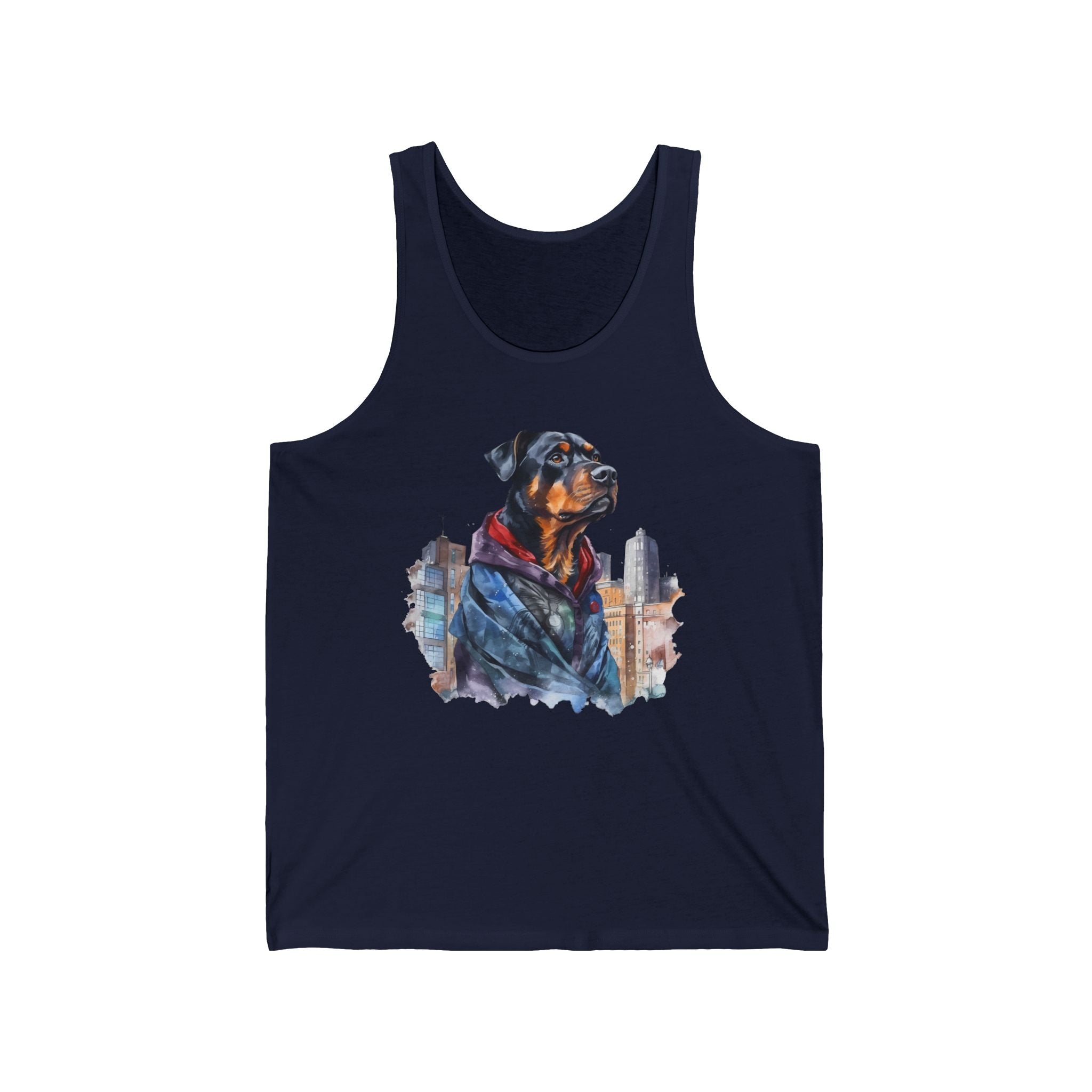 45 Tank - Urban Rottweiler Guardian | Rottweiler City Tank Top