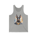 16 Tank - Doberman Pinscher Portrait | Strong Breed Dog Tank Top