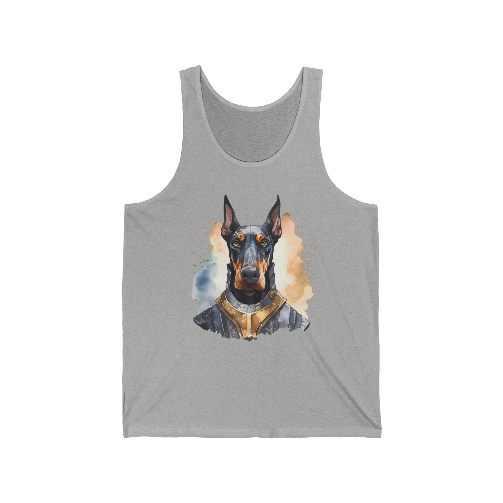 16 Tank - Doberman Pinscher Portrait | Strong Breed Dog Tank Top