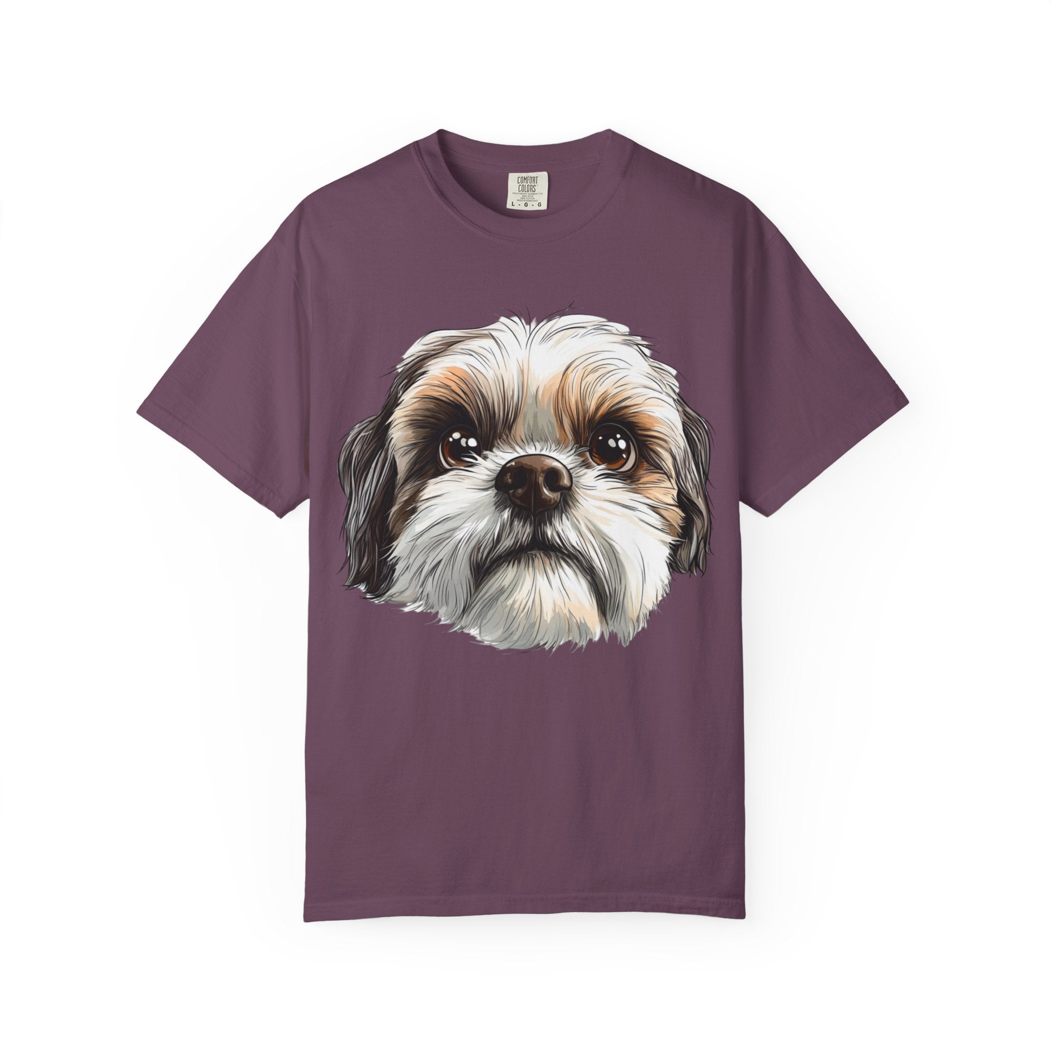 Soulful Pup Portrait Tee – Unisex Dog Lover Graphic T-Shirt