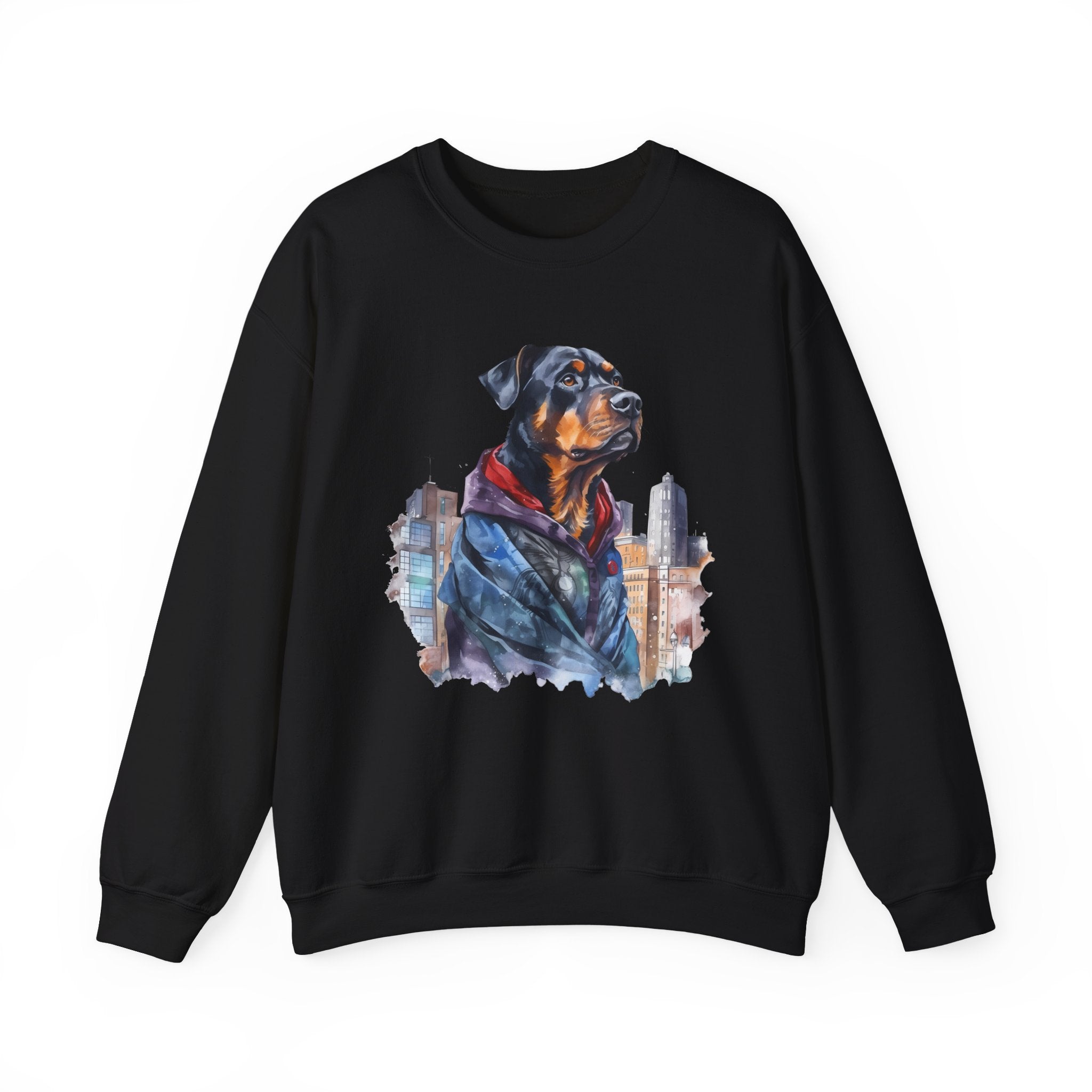 45 Sweatshirt - Rottweiler Streetwear Sweatshirt | Urban Rottie Crewneck | Cool Dog Apparel | Rottweiler Lover Gift | Wildsyde Apparel