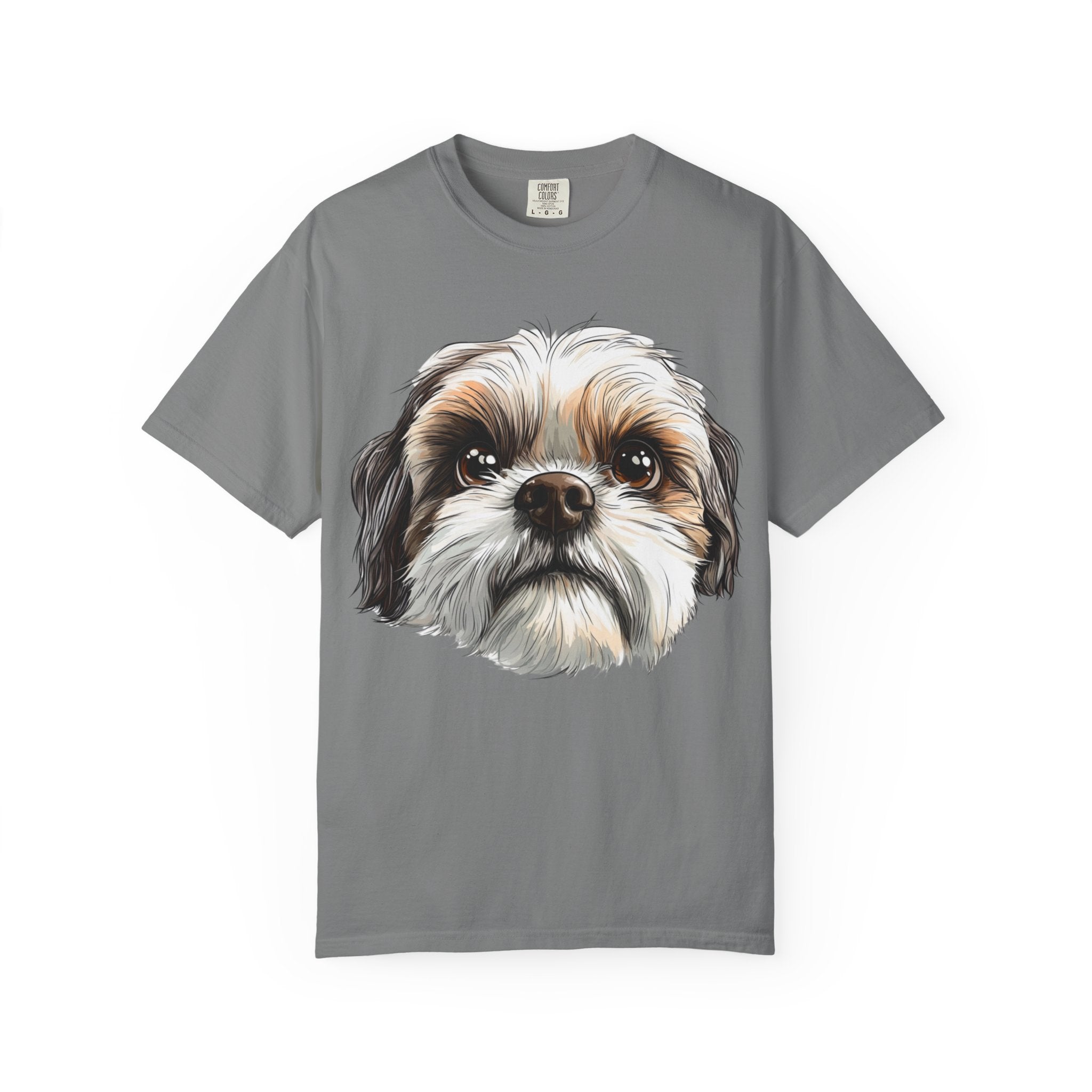 Soulful Pup Portrait Tee – Unisex Dog Lover Graphic T-Shirt