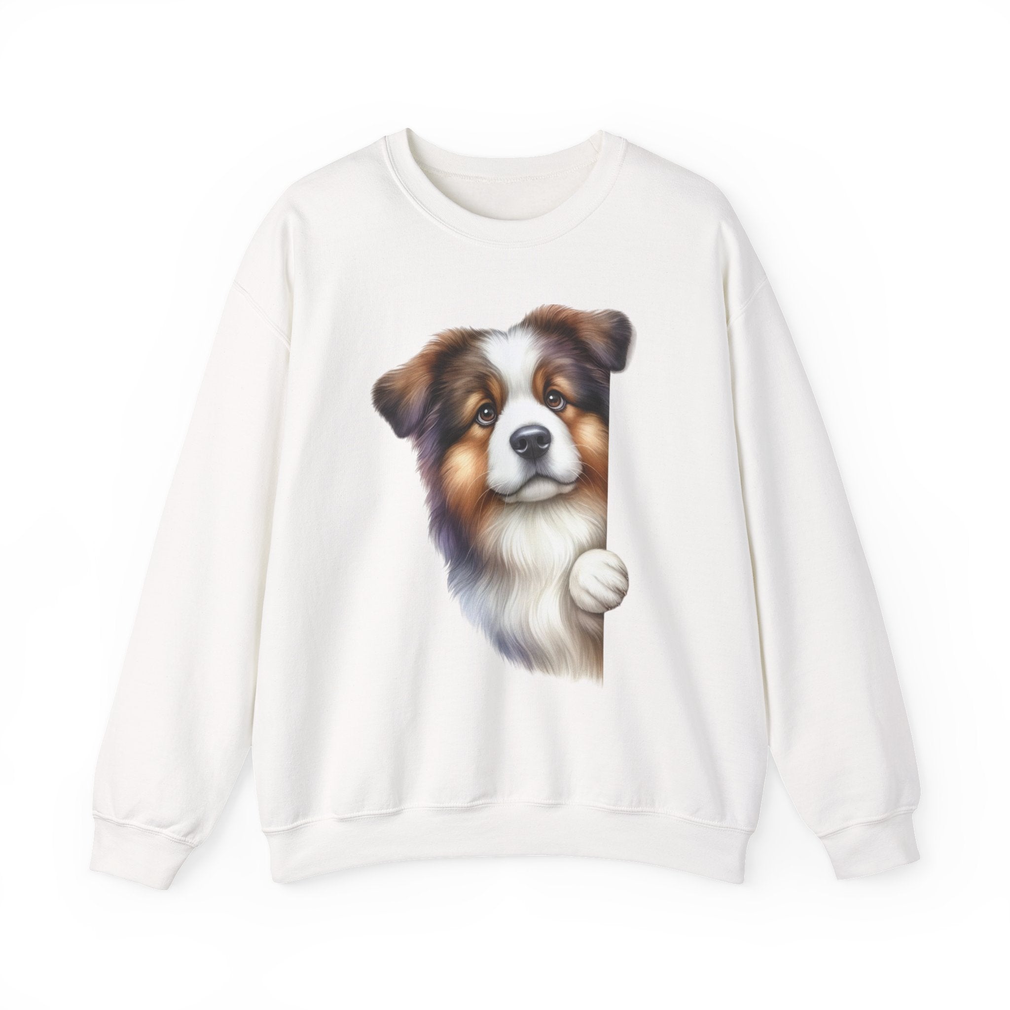 29 Sweatshirt - Australian Shepherd Peekaboo Sweatshirt – Cute Aussie Dog Design