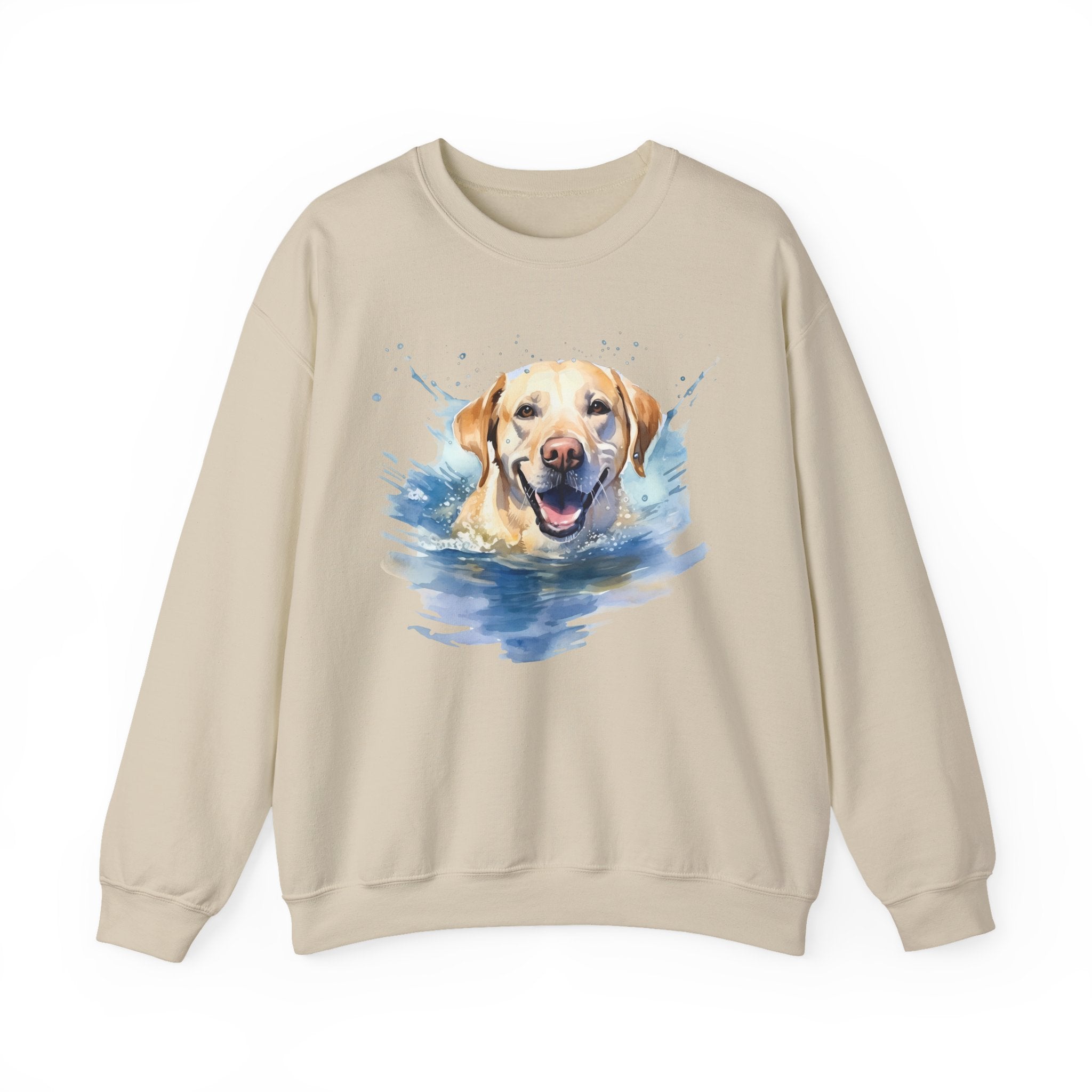 42 Sweatshirt -Happy Labrador Sweatshirt | Lab Retriever Crewneck | Water Dog Sweatshirt | Funny Lab Lover Gift | Wildsyde Apparel