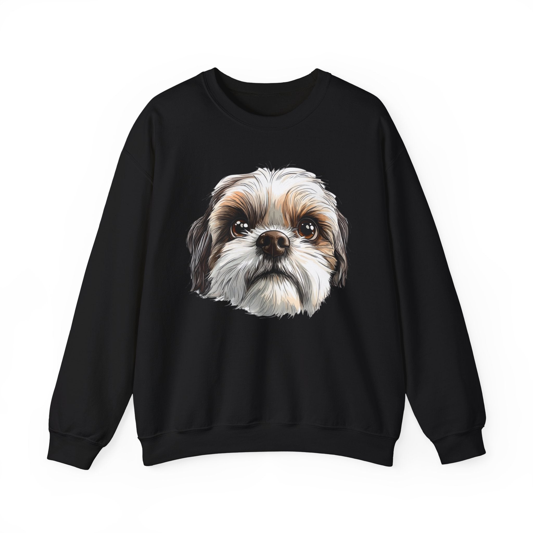 26 Sweatshirt - Shih Tzu Dog Portrait T-Shirt