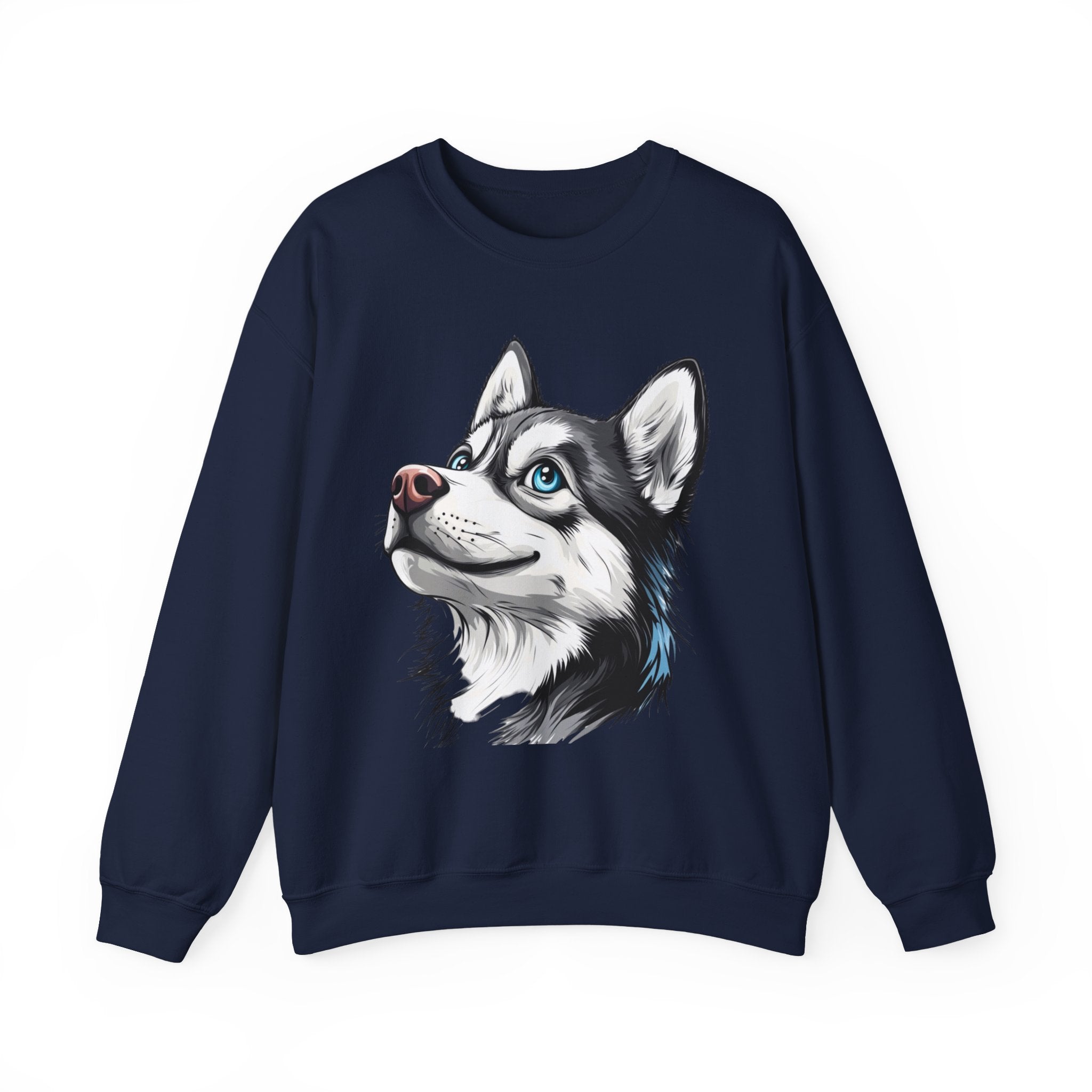 27 Sweatshirt - Siberian Husky Portrait T-Shirt
