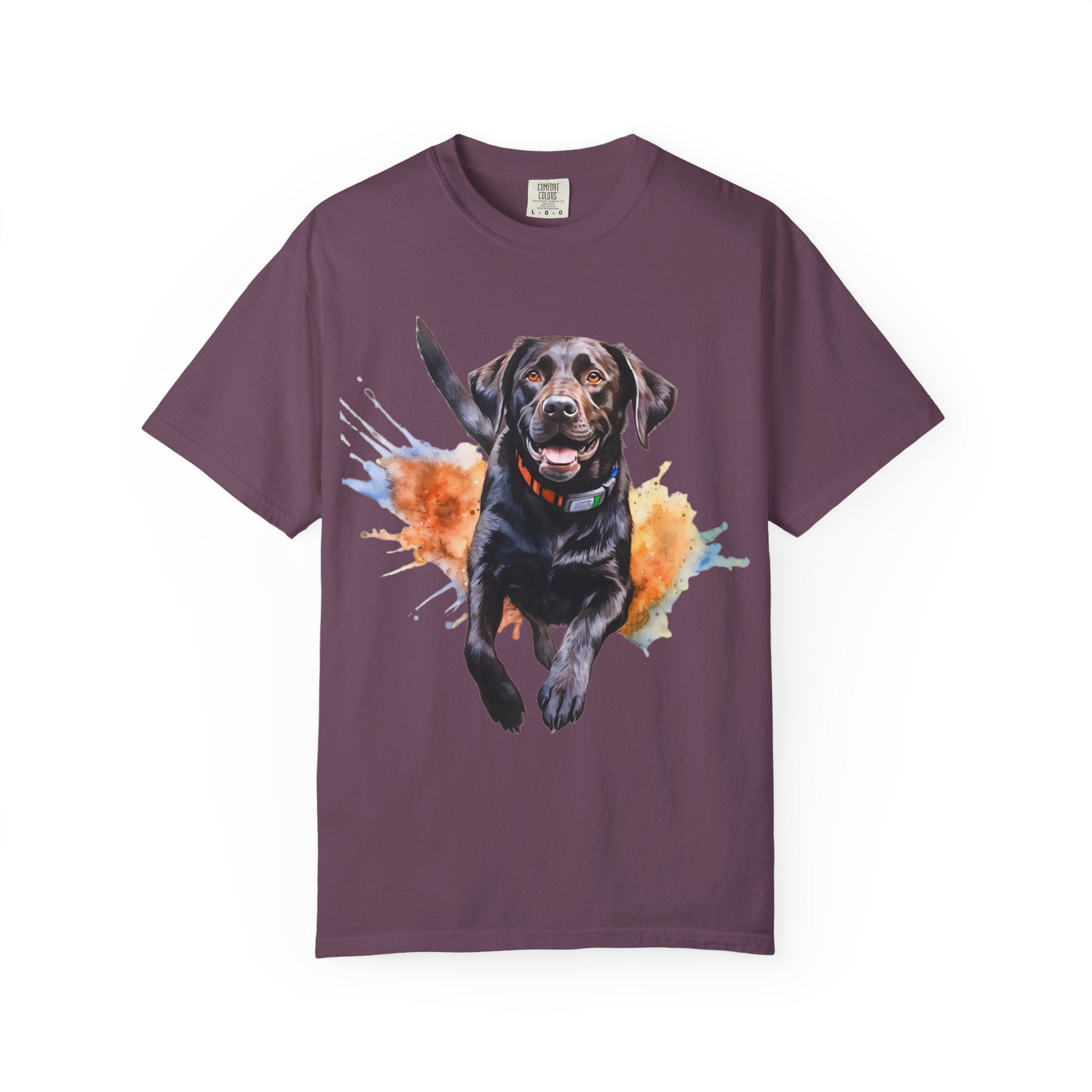 Happy Run Labrador Tee – Unisex Dog Lover Graphic T-Shirt