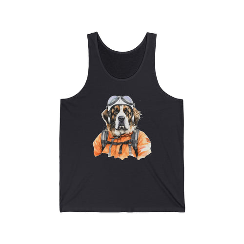 12 Tank - Saint Bernard Rescue Dog | Mountain Rescue Saint Tank Top