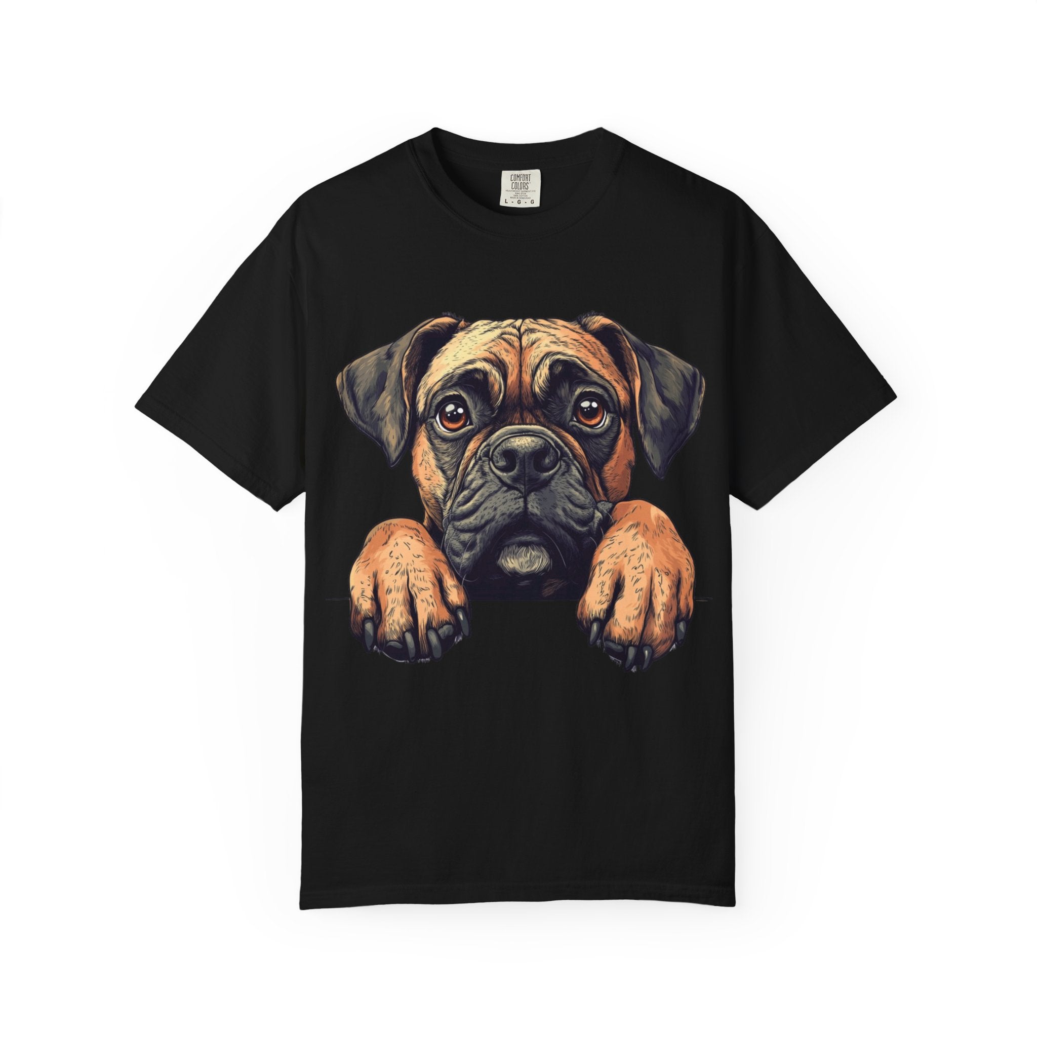 Curious Pup Portrait Tee – Unisex Dog Lover Graphic T-Shirt