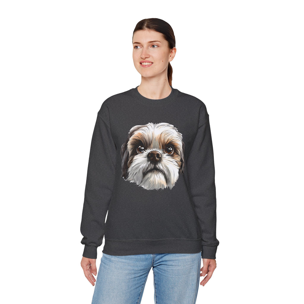 26 Sweatshirt - Shih Tzu Dog Portrait T-Shirt