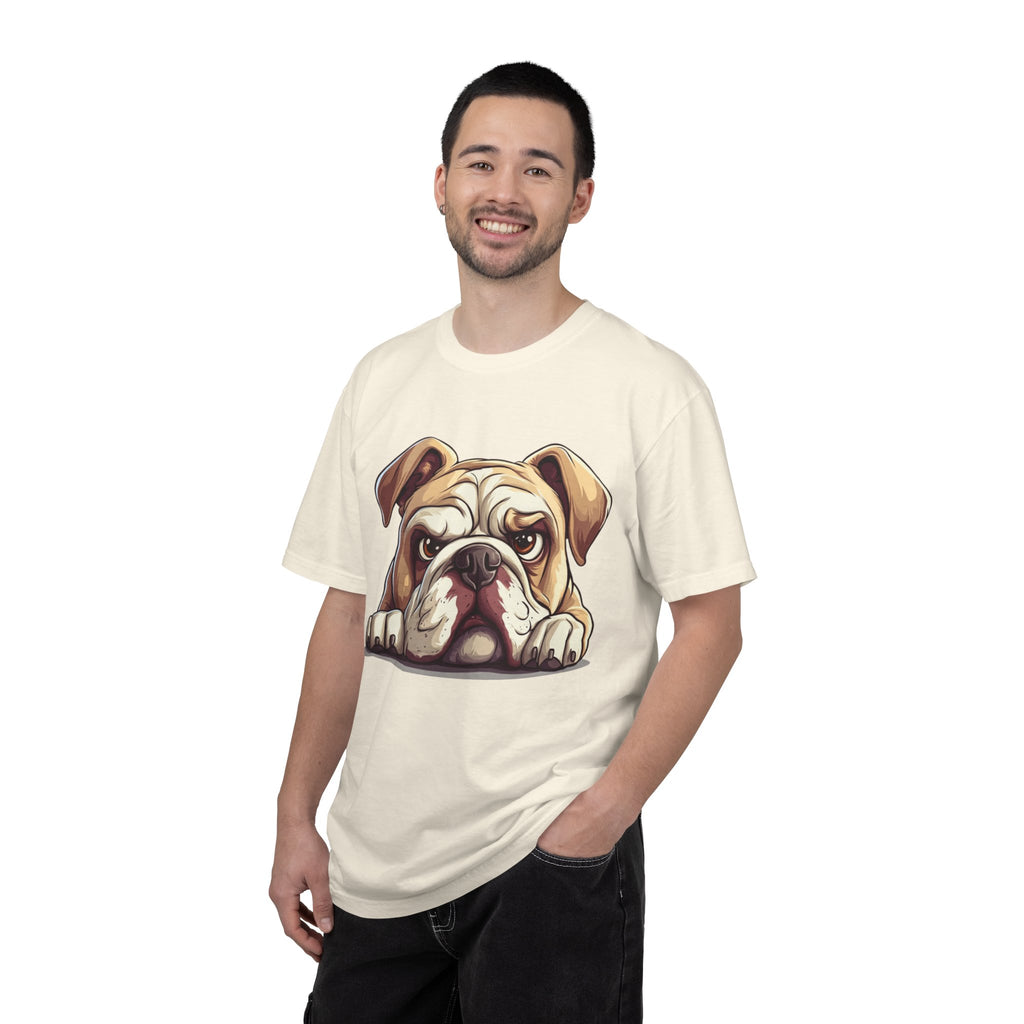 40 Tee - Grumpy Pup Portrait Tee – Unisex Dog Lover Graphic T-Shirt