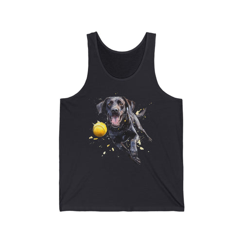 1 Tank - Black Labrador Retriever | Fetch Lover Dog Tank Top