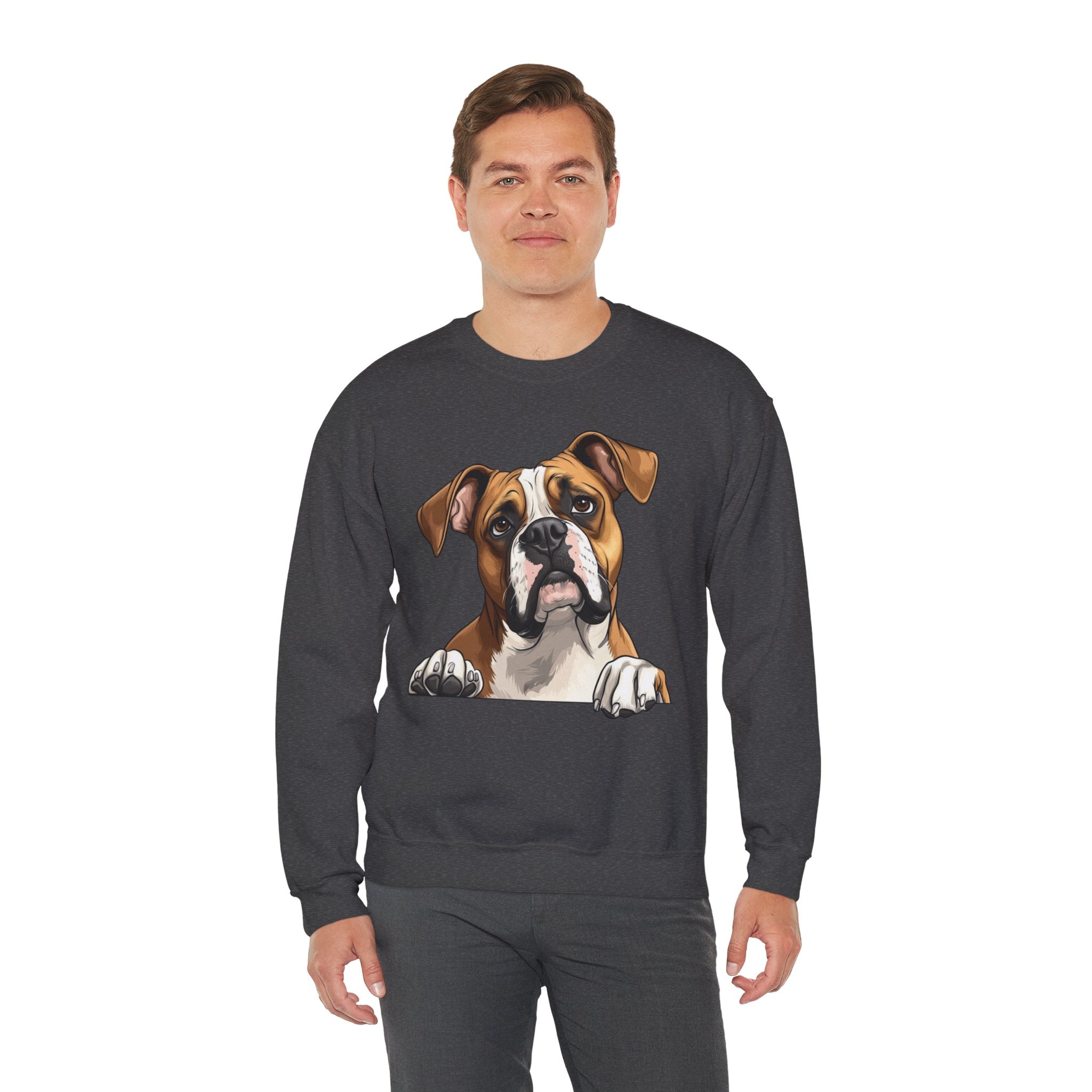 32 Sweatshirt - Boxer Dog Sweatshirt | Funny Dog Lover Crewneck | Boxer Graphic Sweatshirt | Cute Pet Lover Gift | Wildsyde Apparel