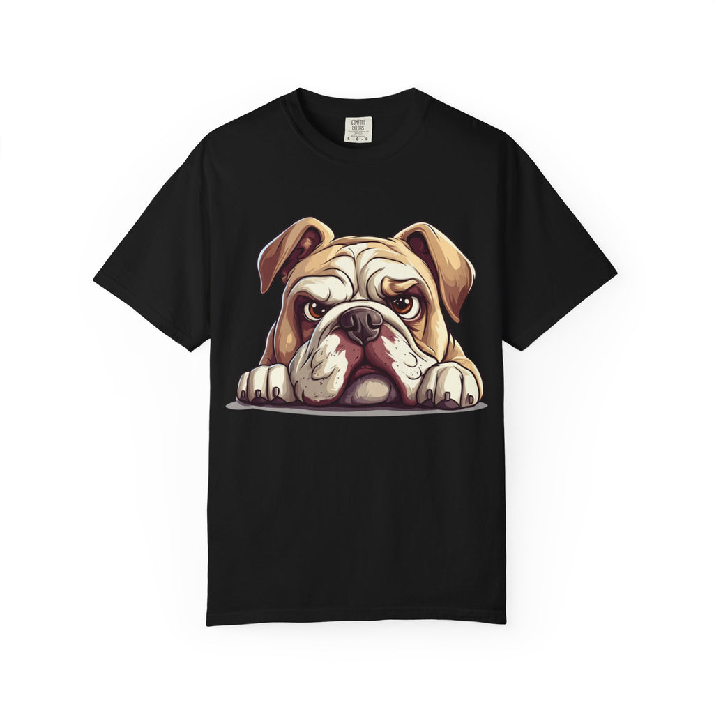 40 Tee - Grumpy Pup Portrait Tee – Unisex Dog Lover Graphic T-Shirt