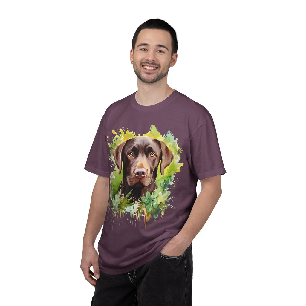 Floral Pup Tee – Unisex Dog Lover Graphic T-Shirt