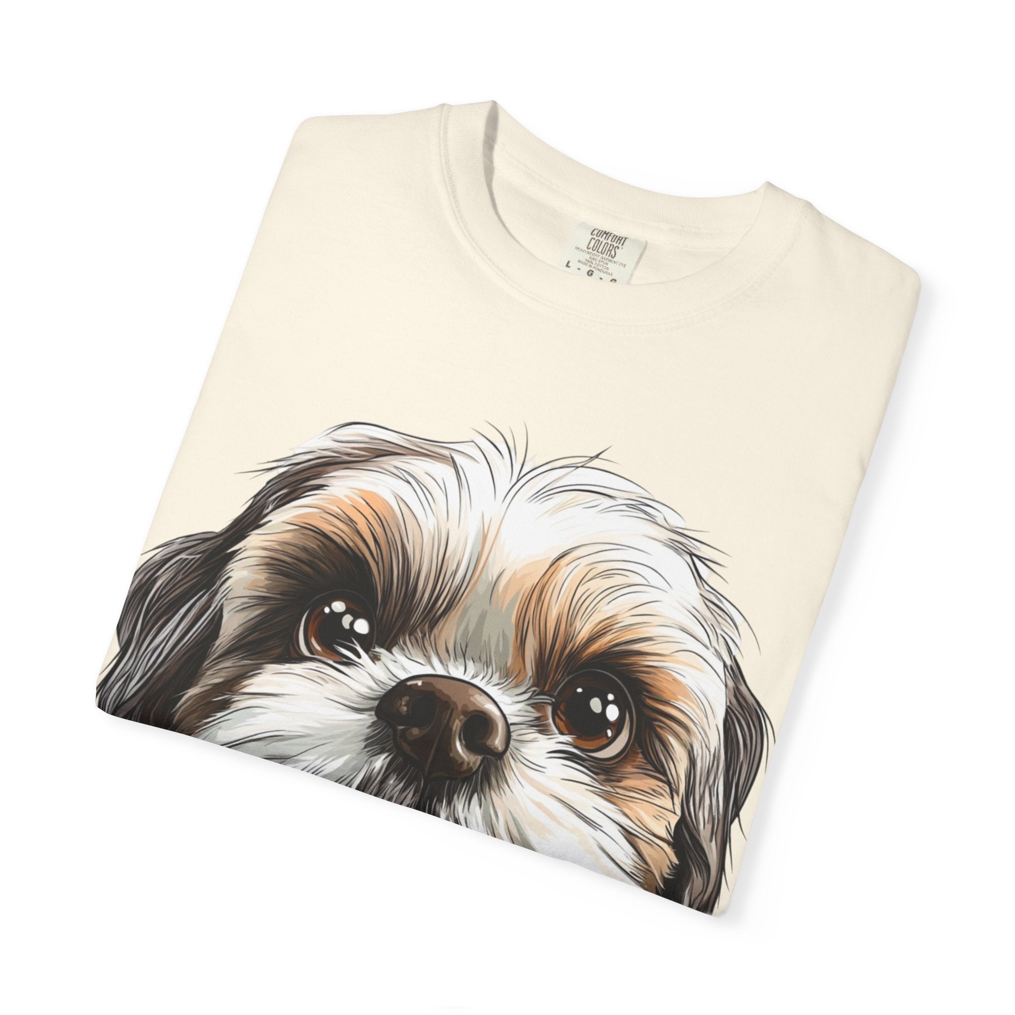 Soulful Pup Portrait Tee – Unisex Dog Lover Graphic T-Shirt