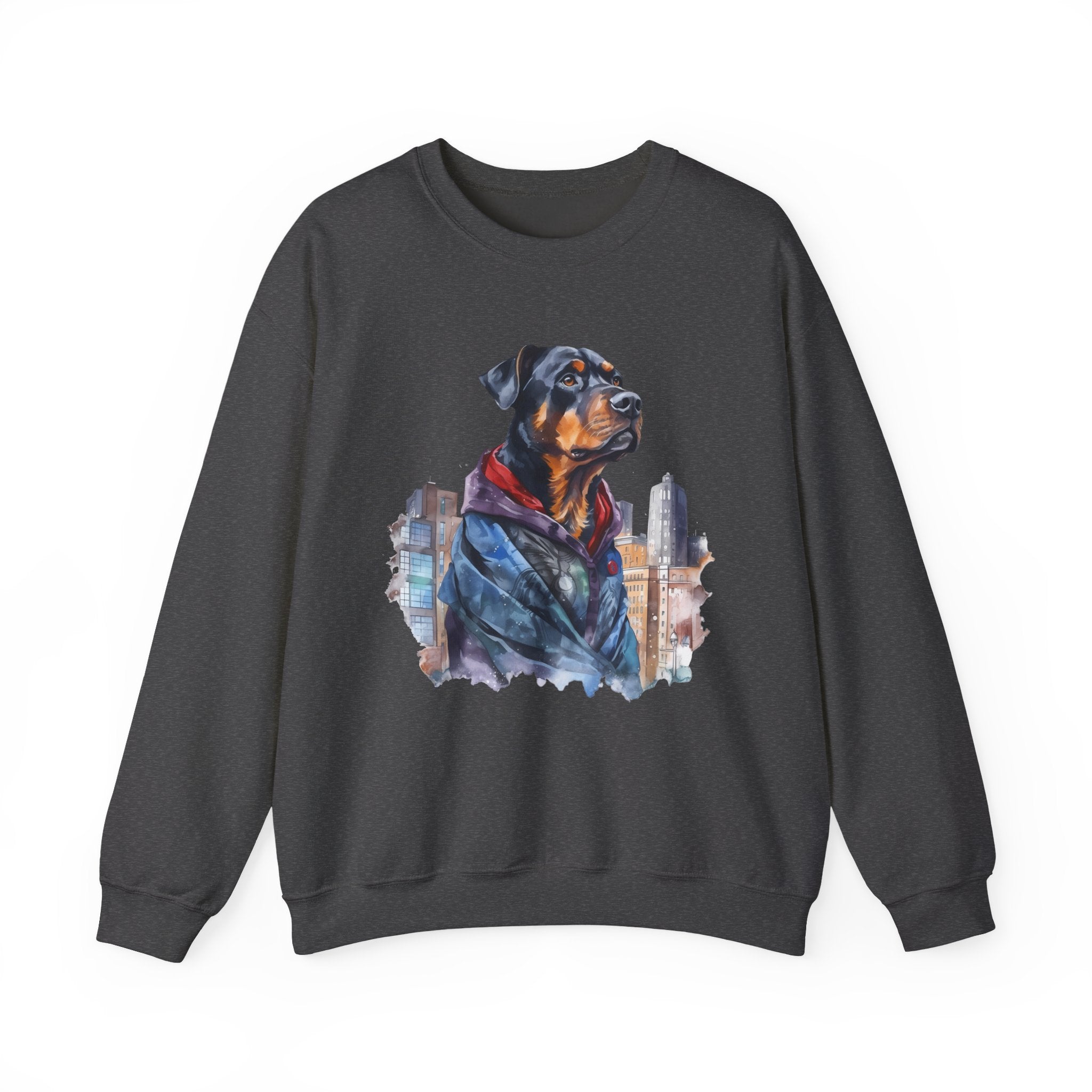 45 Sweatshirt - Rottweiler Streetwear Sweatshirt | Urban Rottie Crewneck | Cool Dog Apparel | Rottweiler Lover Gift | Wildsyde Apparel