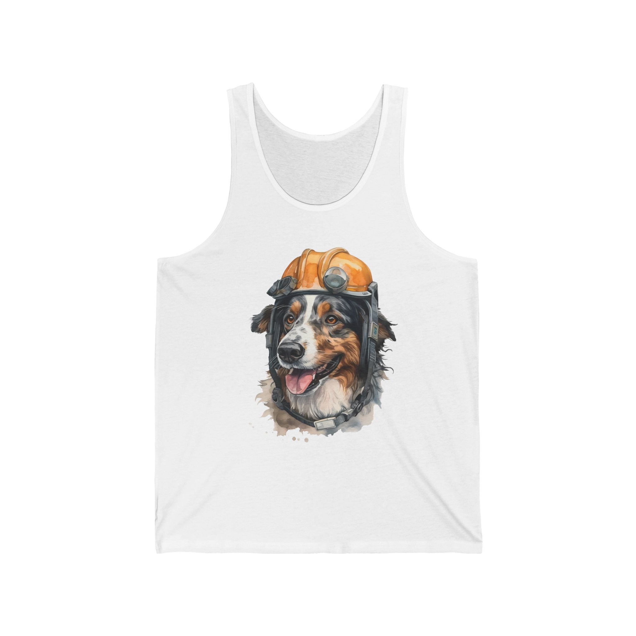 15 Tank - Australian Shepherd Work Dog | Hard Hat Aussie Tank Top
