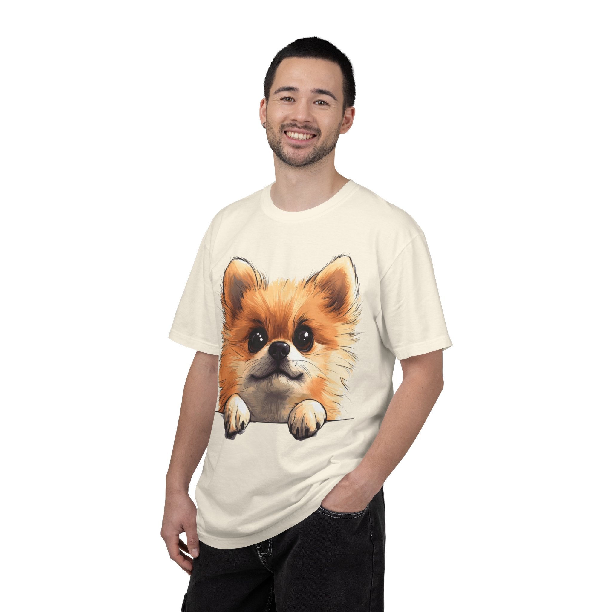 Soft Eyes Dog Portrait Tee – Unisex Dog Lover Graphic T-Shirt