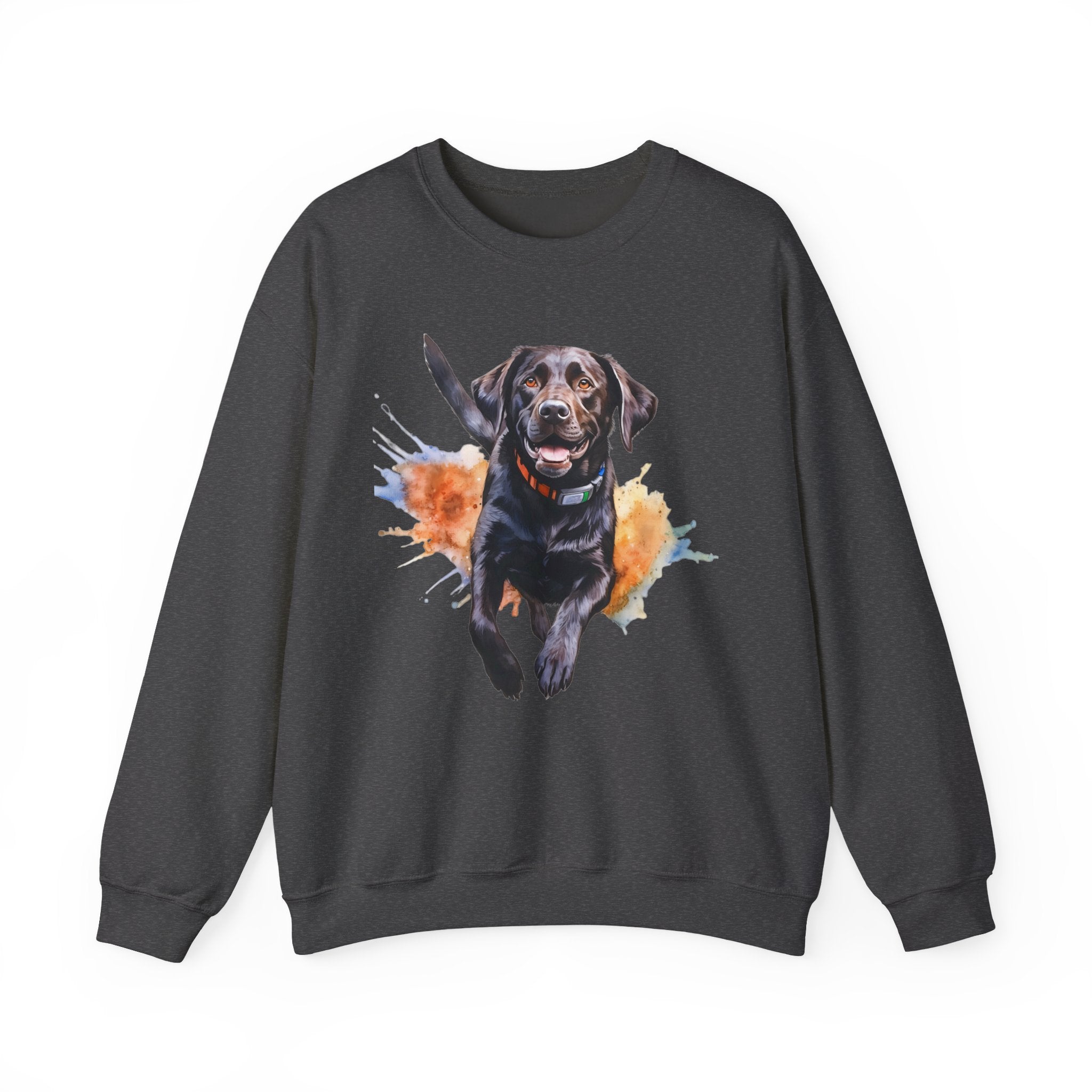 3 Sweatshirt - Happy Black Labrador Retriever Dog Sweatshirt