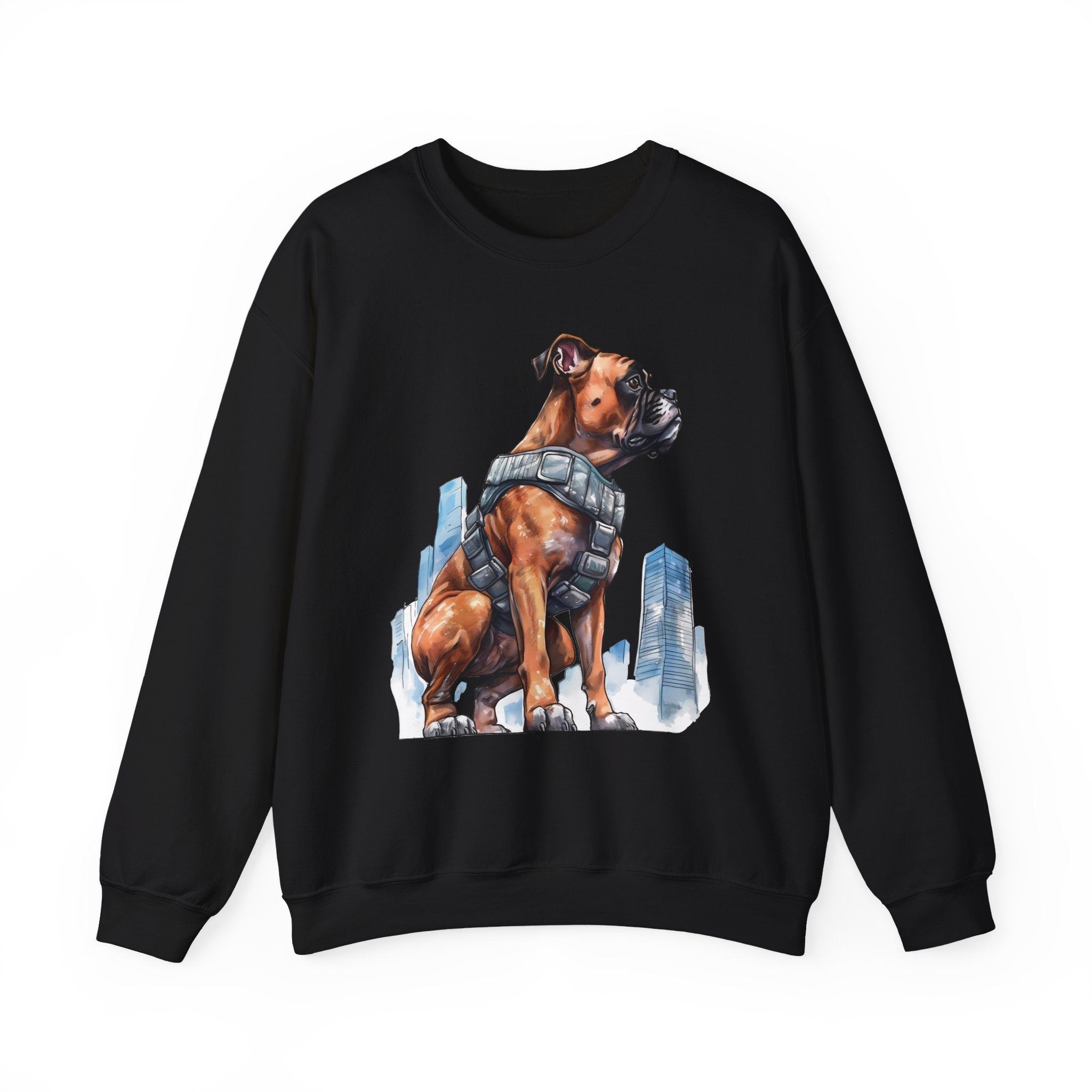 11 Sweatshirt - Hero Boxer Dog City Guardian Sweatshirt