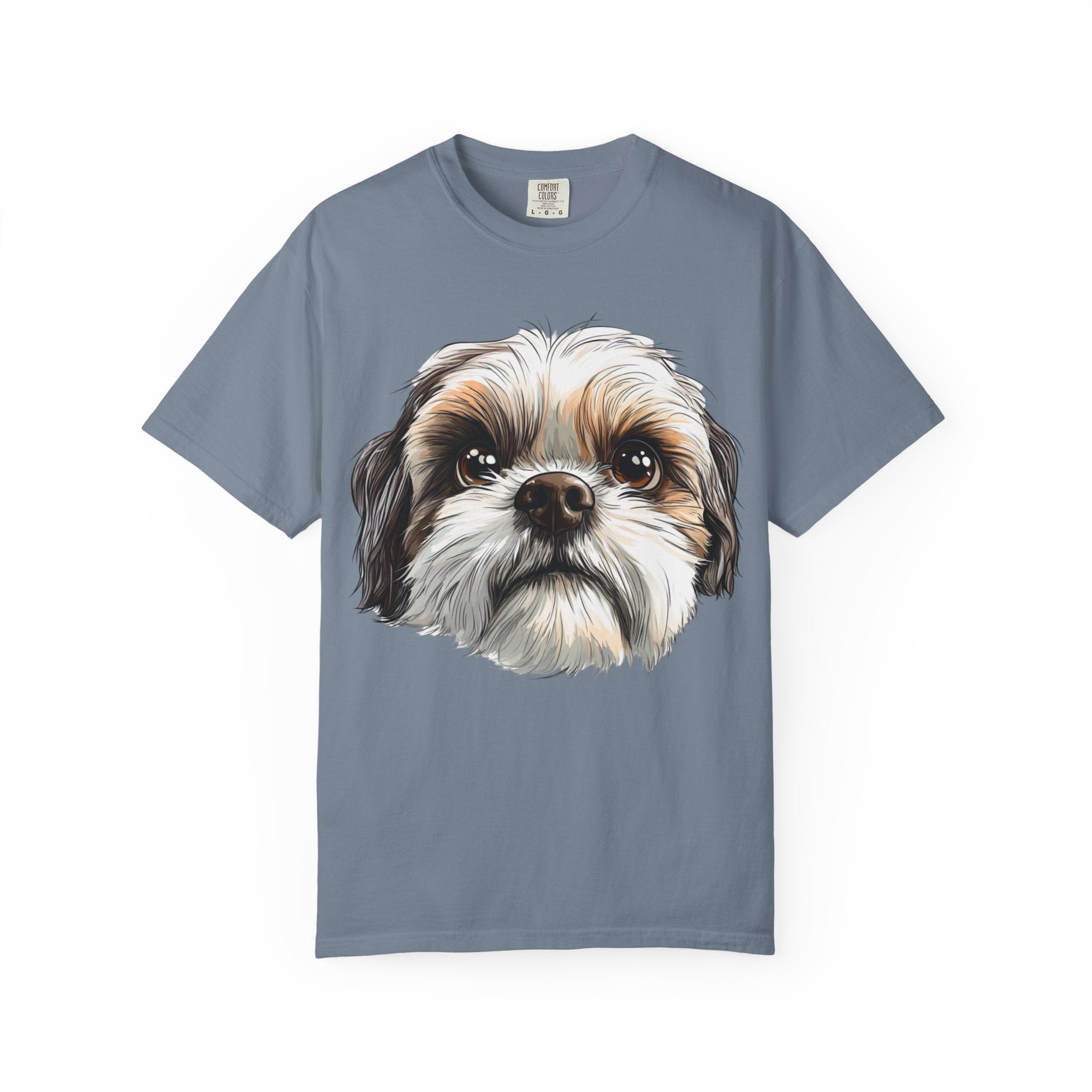 Soulful Pup Portrait Tee – Unisex Dog Lover Graphic T-Shirt