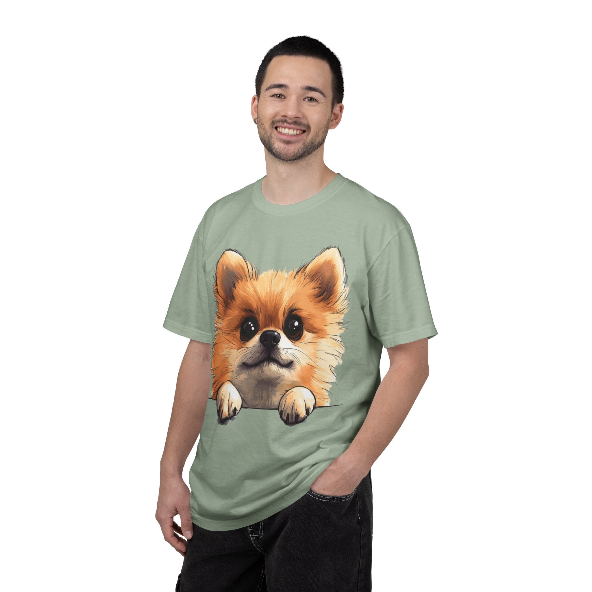34 Tee - Soft Eyes Dog Portrait Tee – Unisex Dog Lover Graphic T-Shirt