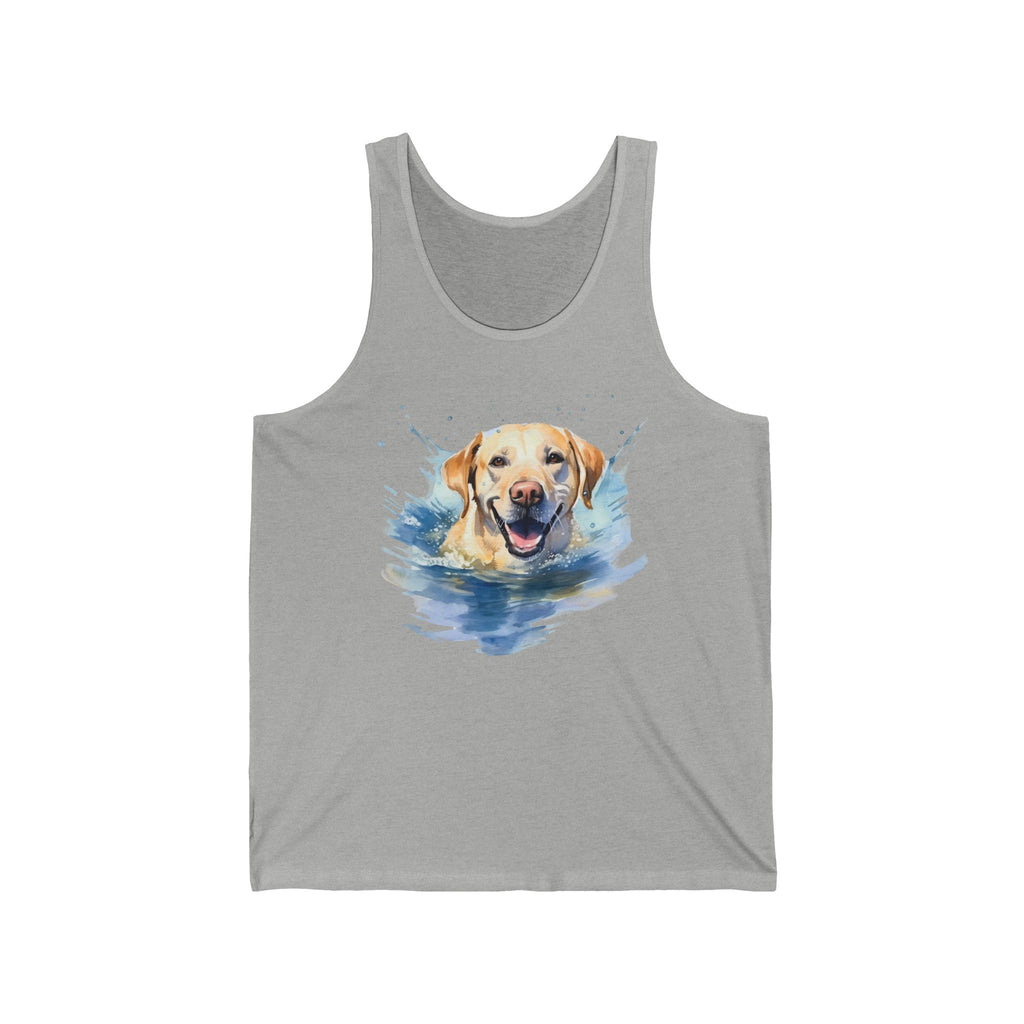 42 Tank - Yellow Labrador Retriever | Water Lover Dog Tank Top