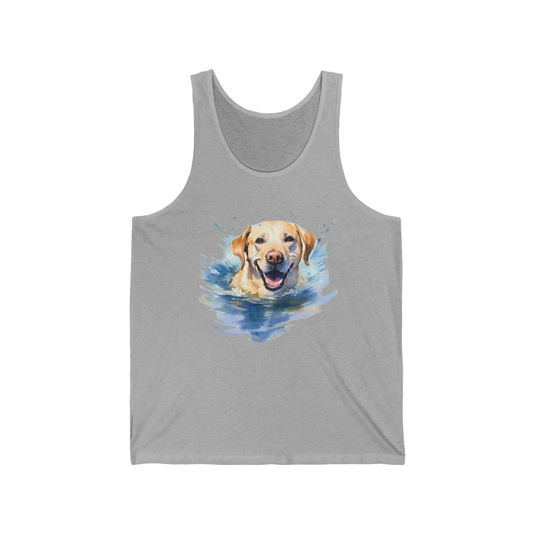 42 Tank - Yellow Labrador Retriever | Water Lover Dog Tank Top