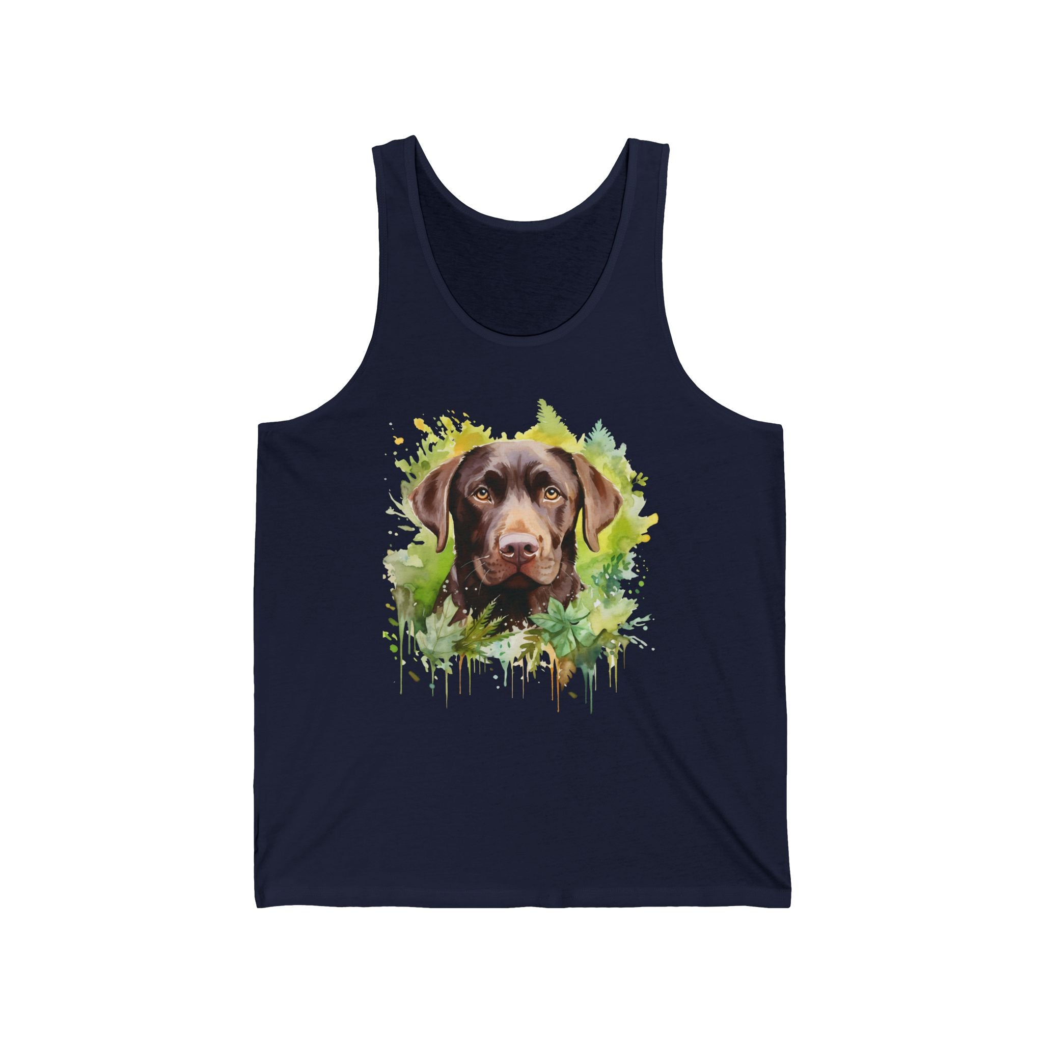 20 Tank - Chocolate Labrador Watercolor | Artistic Lab Dog Tank Top