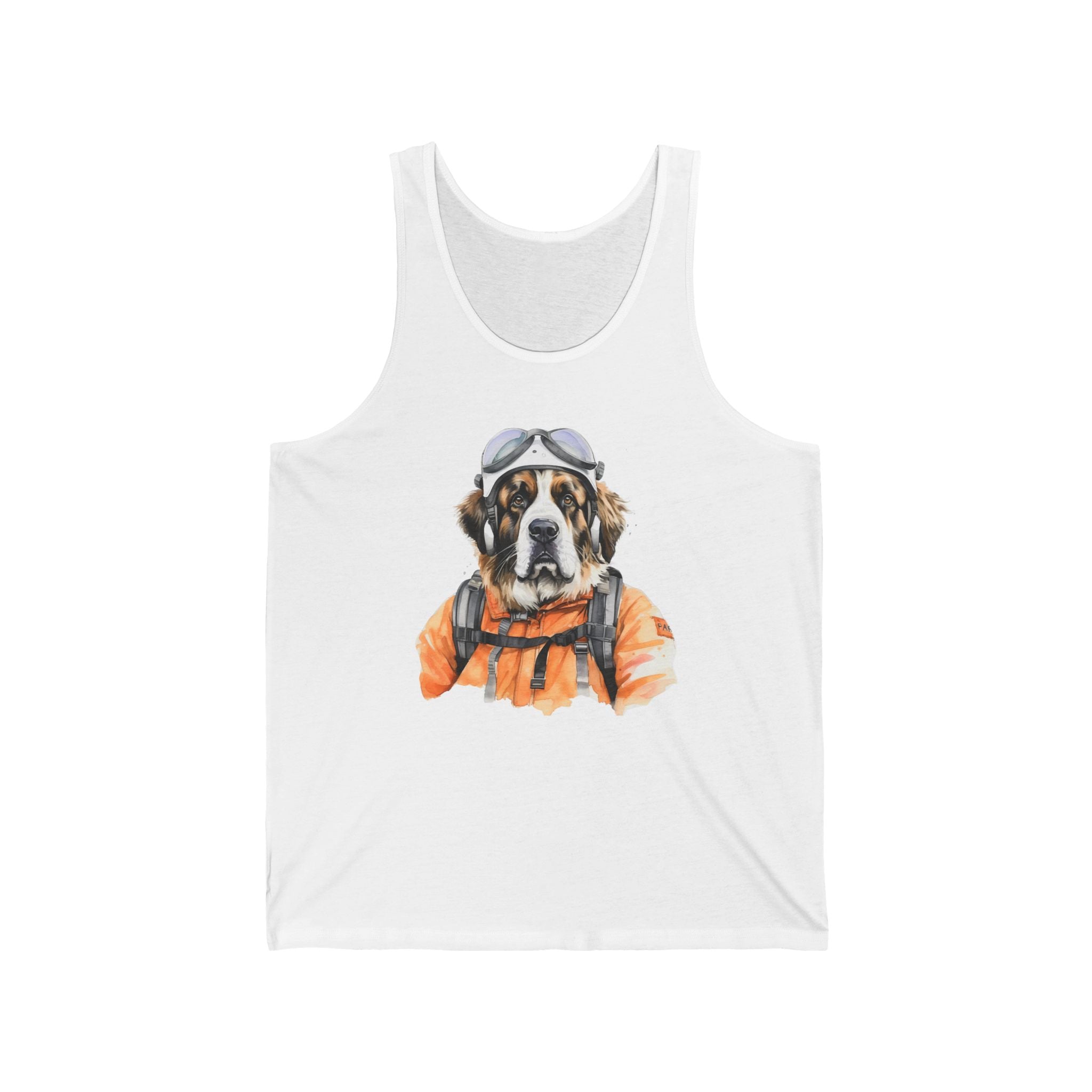 12 Tank - Saint Bernard Rescue Dog | Mountain Rescue Saint Tank Top