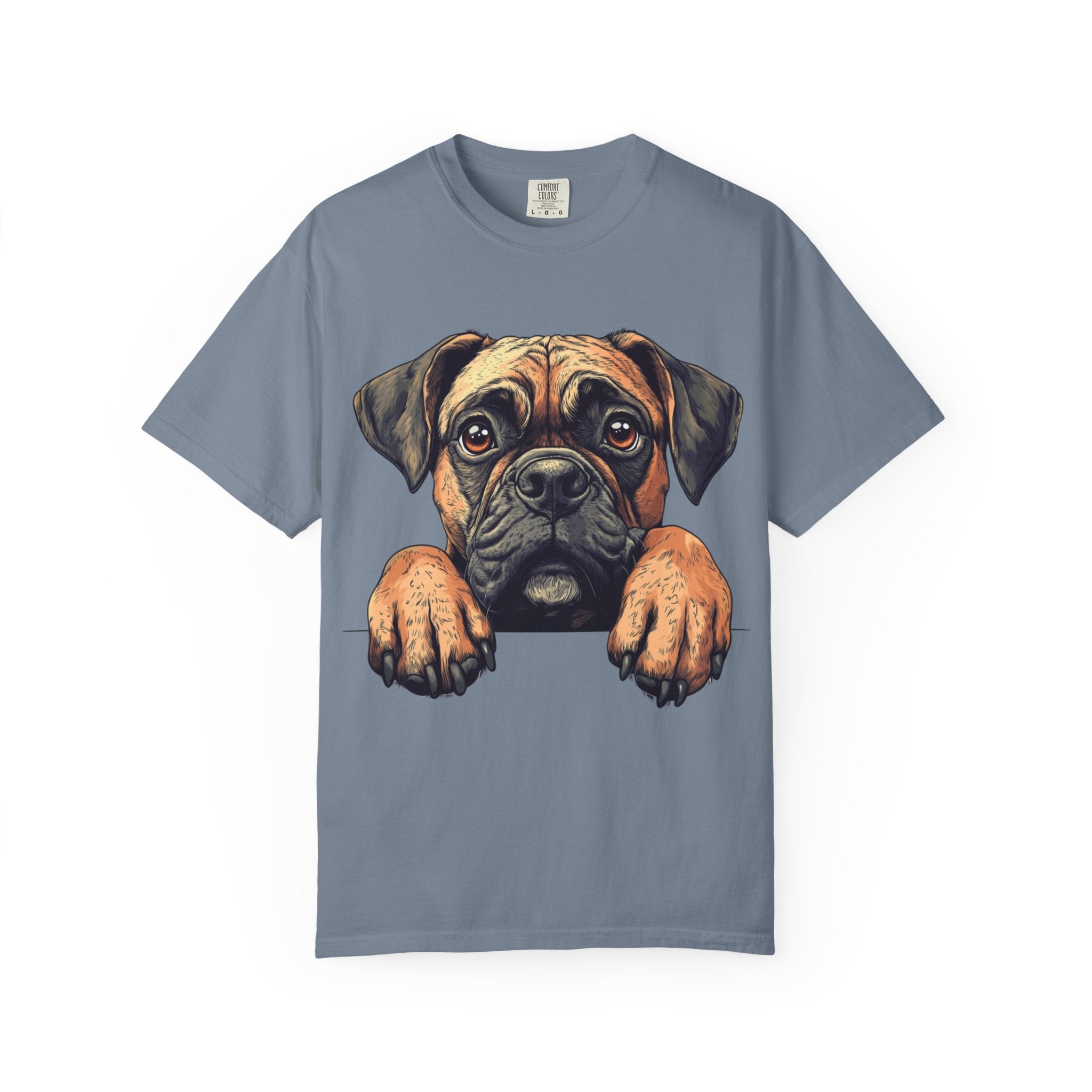 Curious Pup Portrait Tee – Unisex Dog Lover Graphic T-Shirt