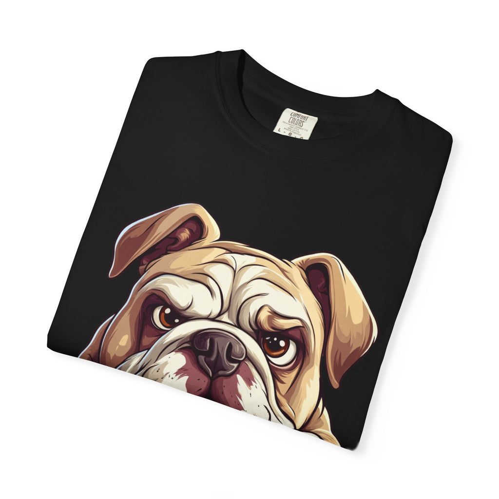 40 Tee - Grumpy Pup Portrait Tee – Unisex Dog Lover Graphic T-Shirt