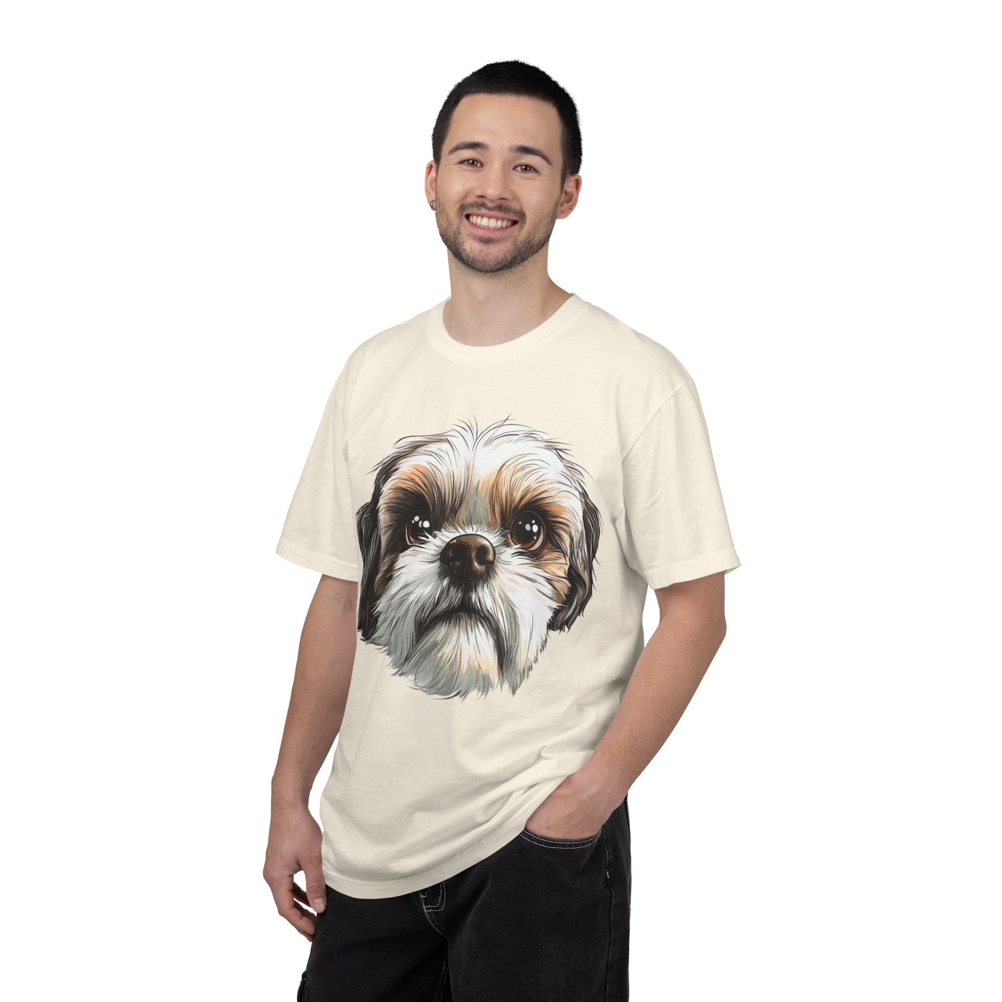 Soulful Pup Portrait Tee – Unisex Dog Lover Graphic T-Shirt