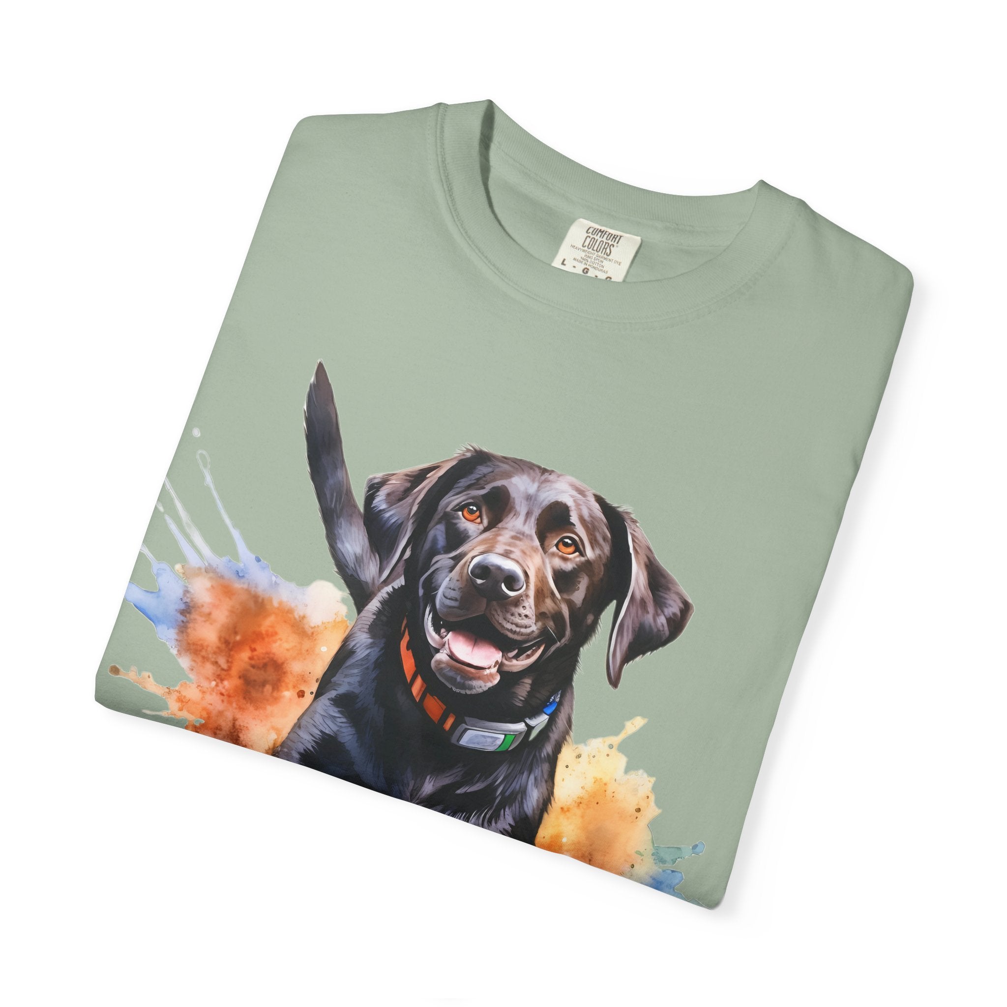 Happy Run Labrador Tee – Unisex Dog Lover Graphic T-Shirt