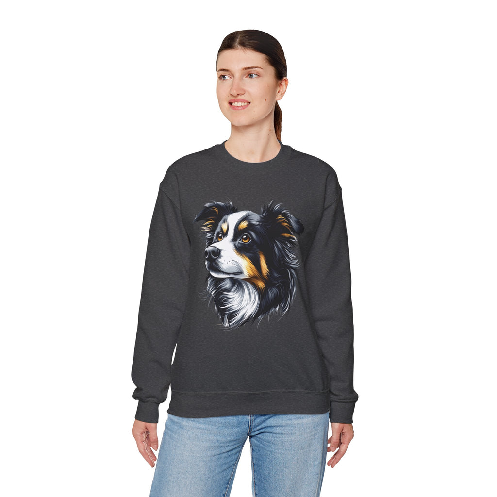 21 Sweatshirt - Australian Shepherd Dog Portrait T-Shirt