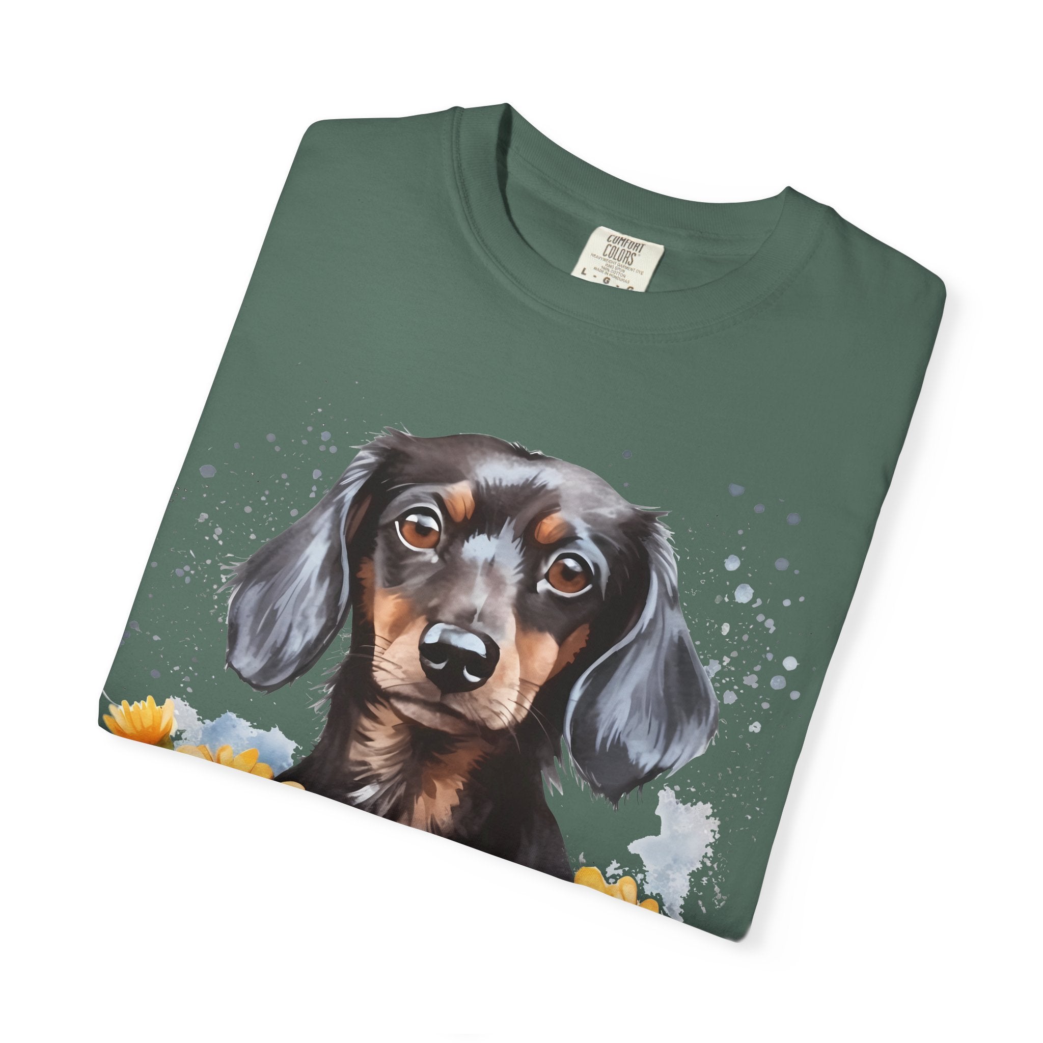 Petals & Paws Tee – Unisex Dog Lover Graphic T-Shirt