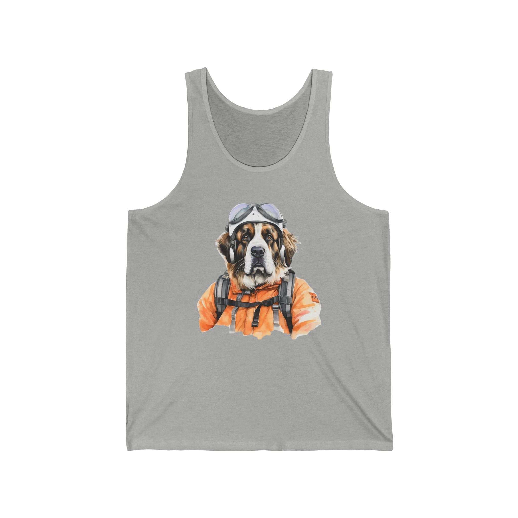 12 Tank - Saint Bernard Rescue Dog | Mountain Rescue Saint Tank Top