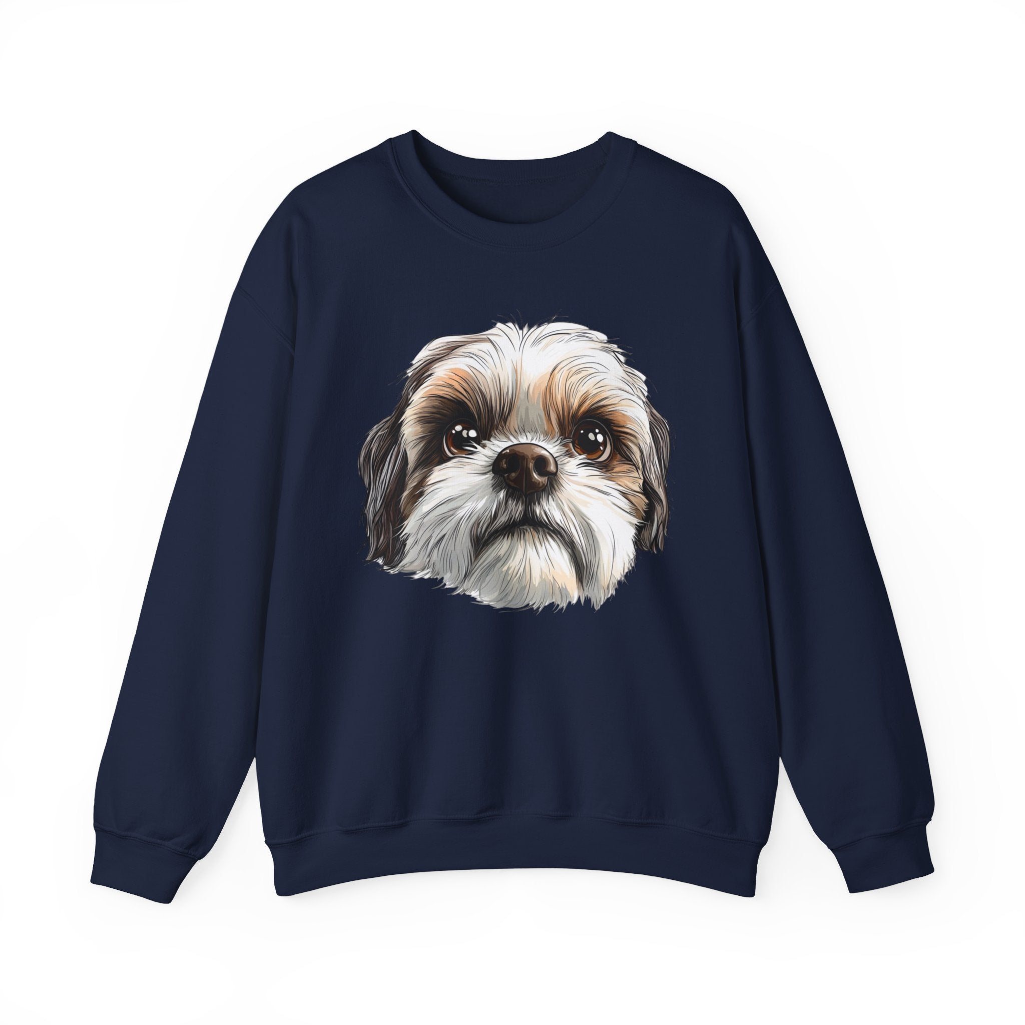 26 Sweatshirt - Shih Tzu Dog Portrait T-Shirt