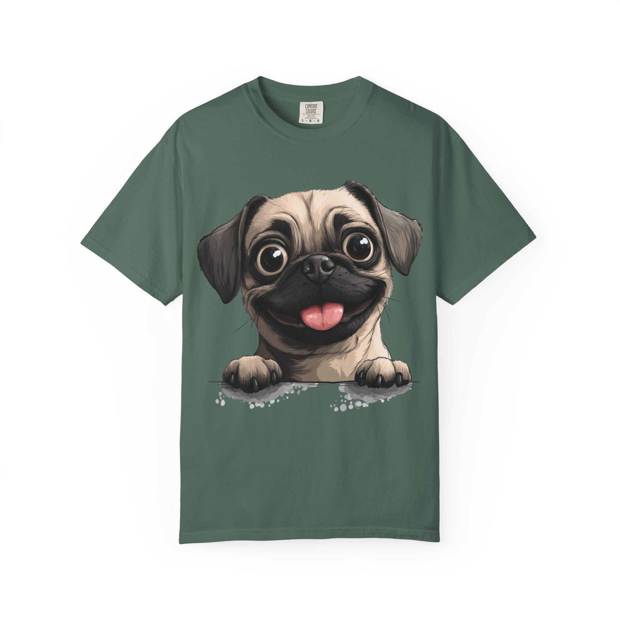 Happy Pup Portrait Tee – Unisex Dog Lover Graphic T-Shirt