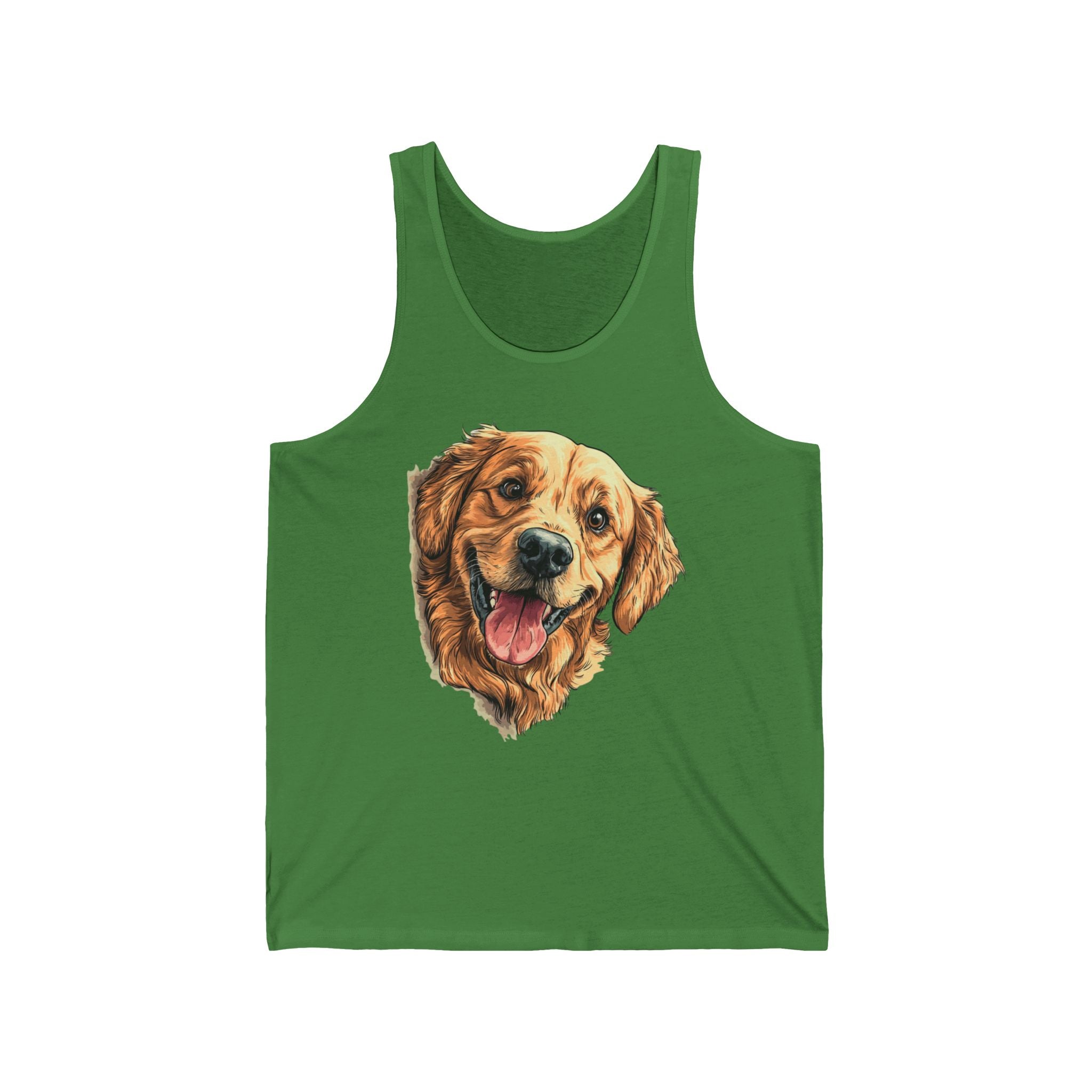 22 Tank - Happy Golden Retriever | Smiling Golden Dog Tank Top