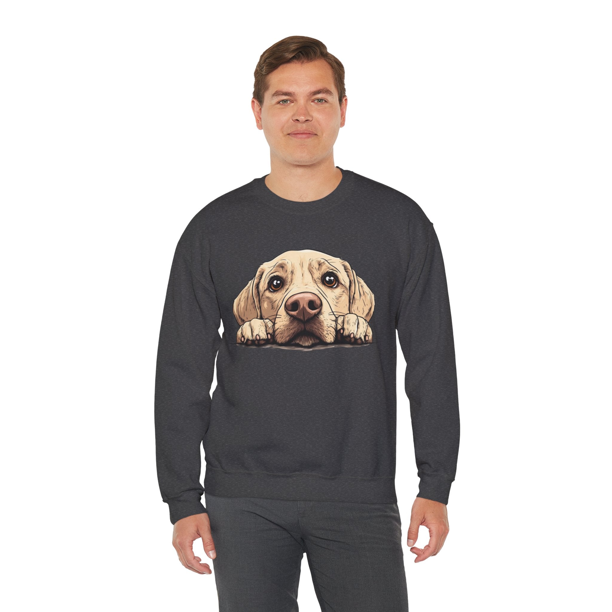 24 Sweatshirt - Cute Labrador Puppy Peeking T-Shirt