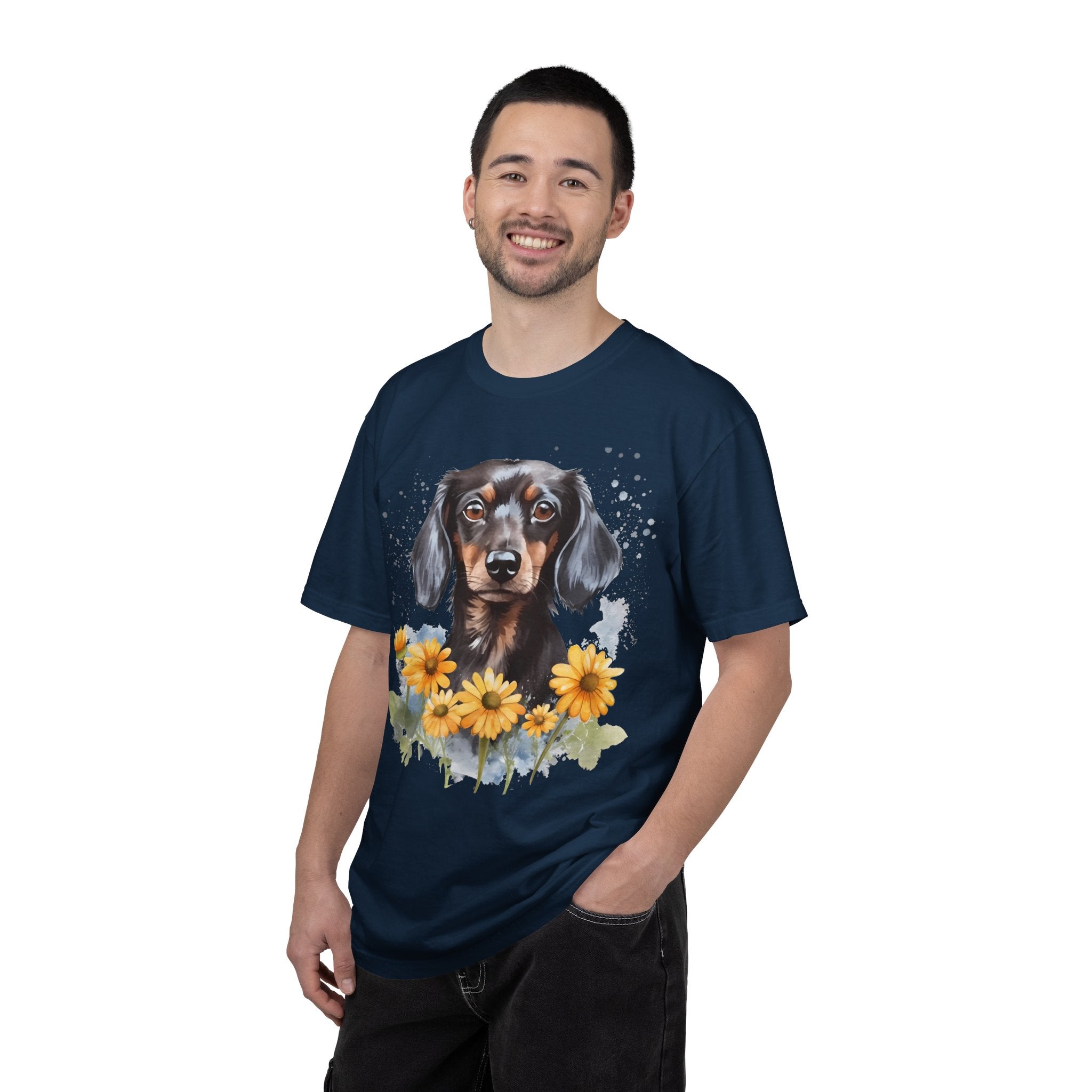 Petals & Paws Tee – Unisex Dog Lover Graphic T-Shirt