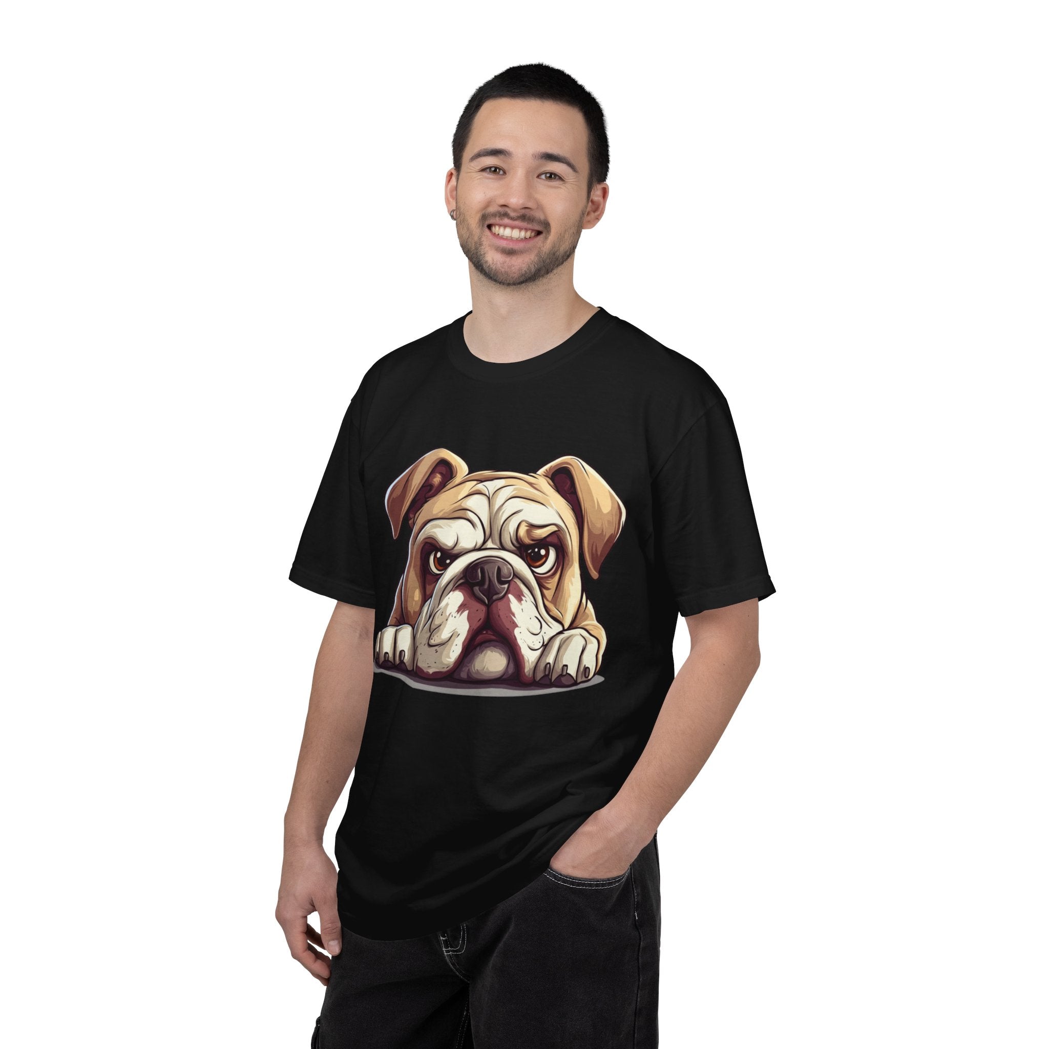 40 Tee - Grumpy Pup Portrait Tee – Unisex Dog Lover Graphic T-Shirt