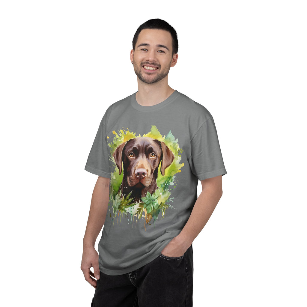 Floral Pup Tee – Unisex Dog Lover Graphic T-Shirt